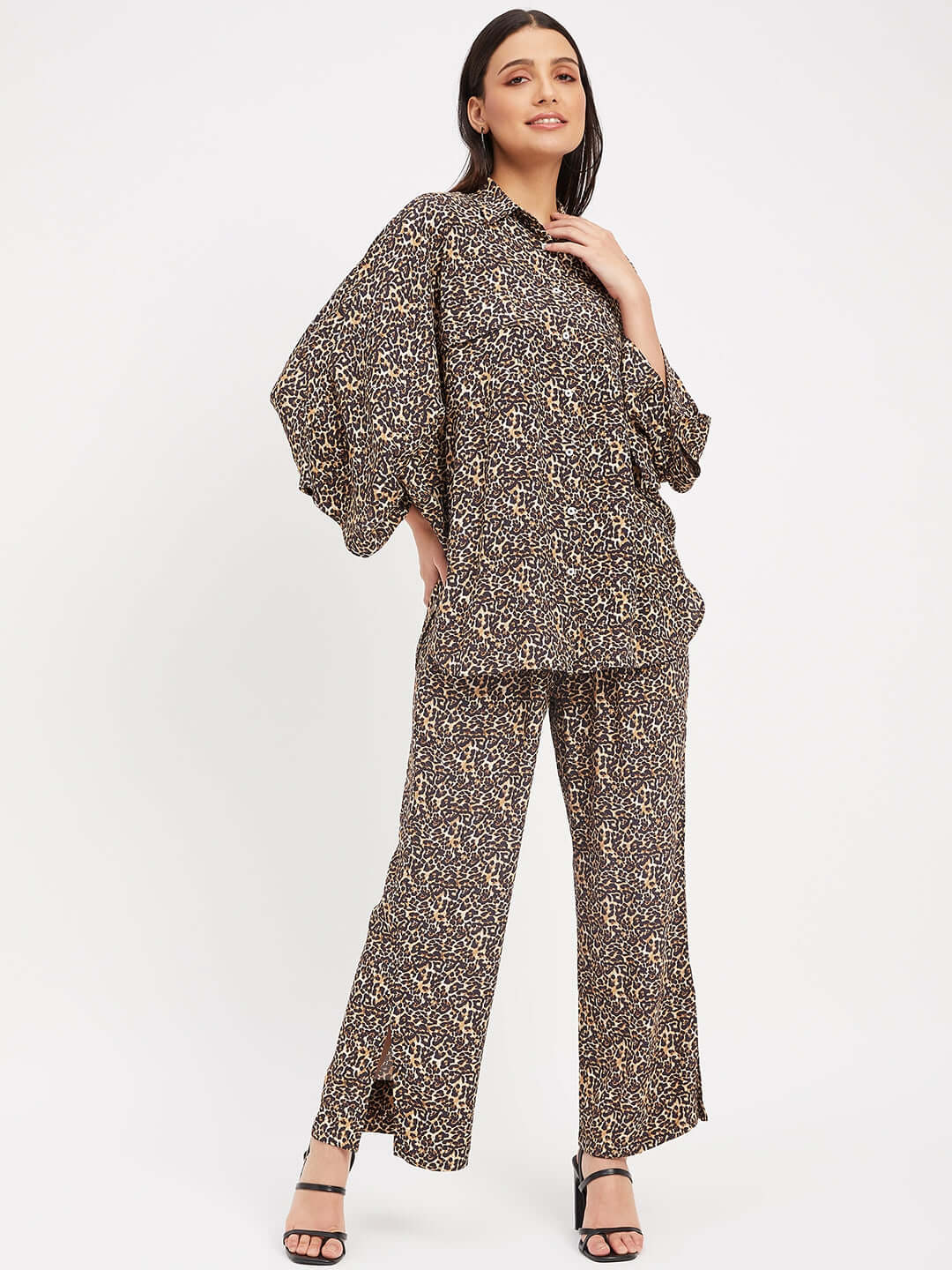 WOMEN ANIMAL PRINTED CO-ORD SET
