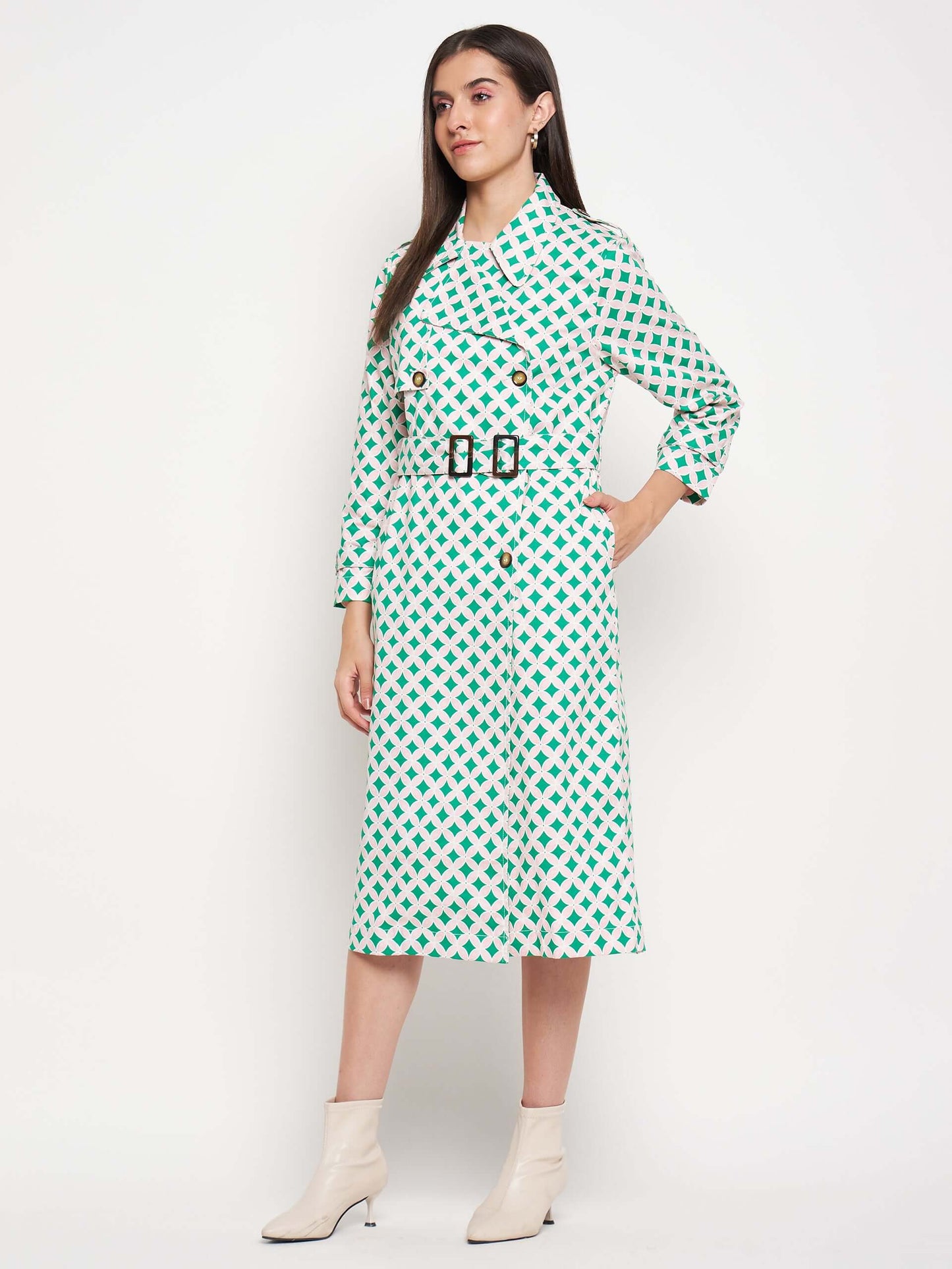 Women's cotton twill trench coat - Antimony