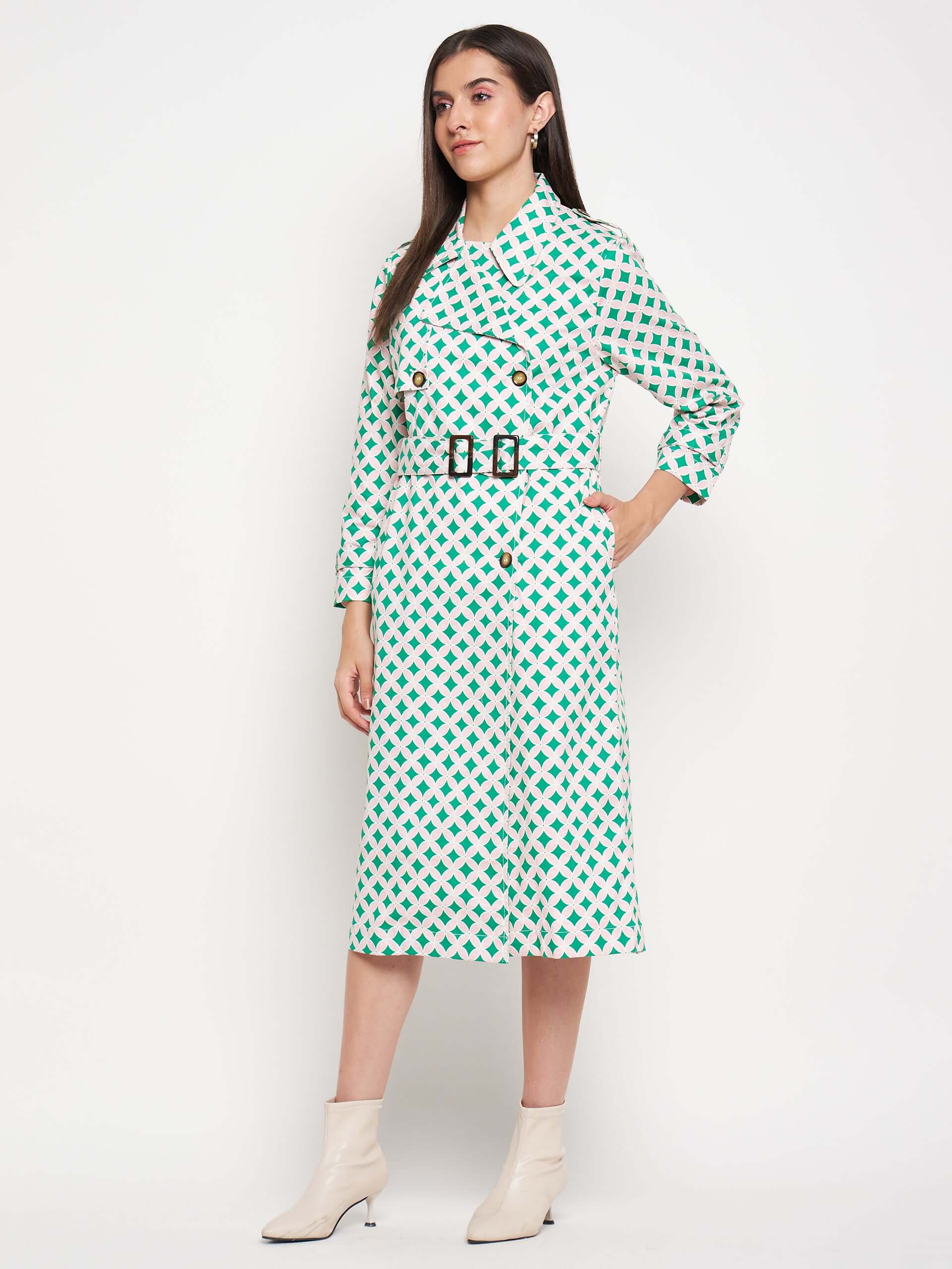 Women's cotton twill trench coat - Antimony