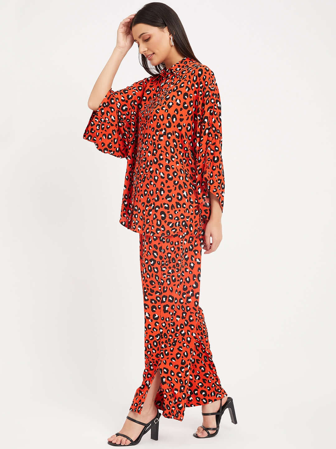 LEOPARD PRINTED CO-ORD SET