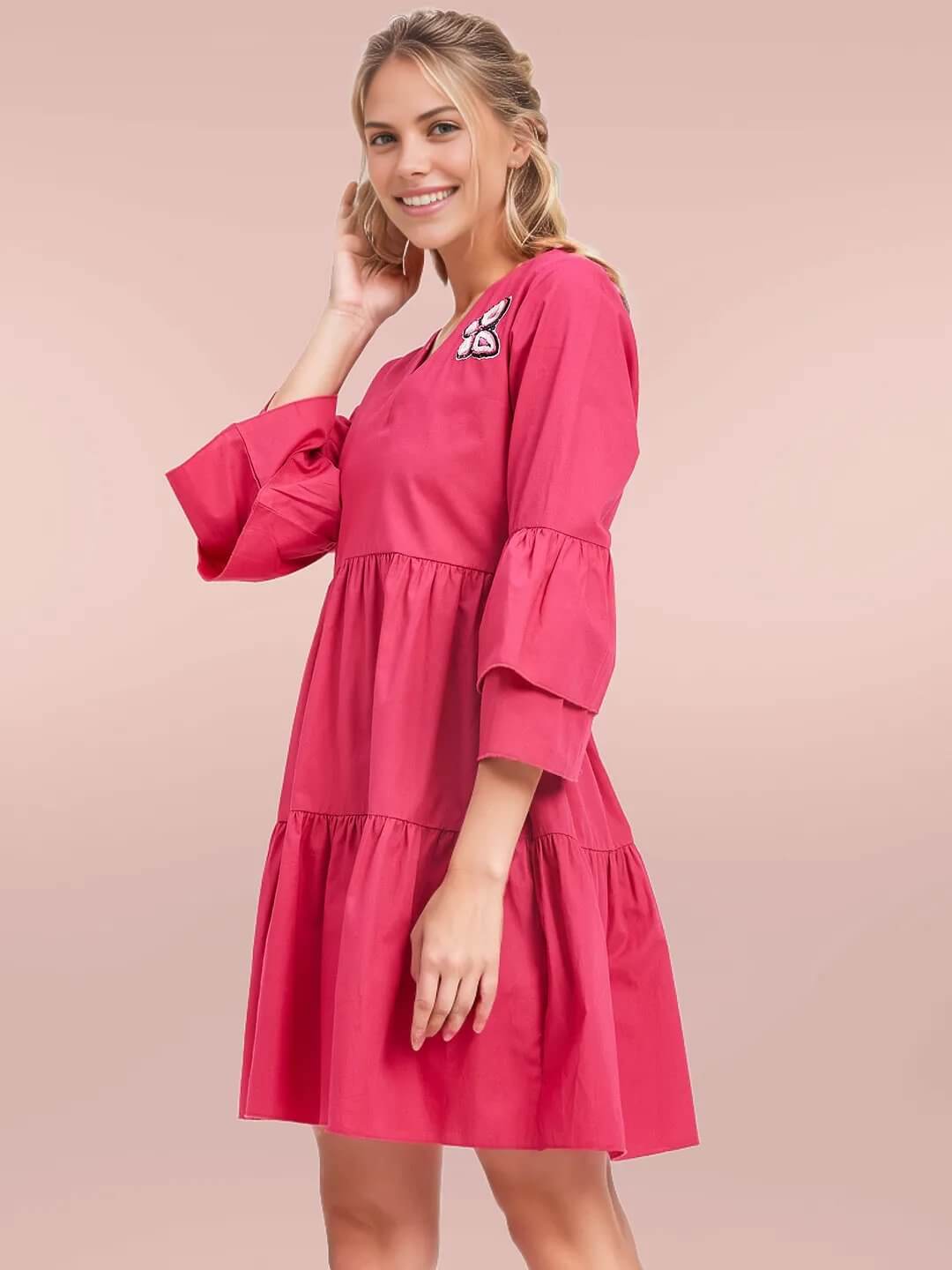 Pink Mini Dress- Antimony