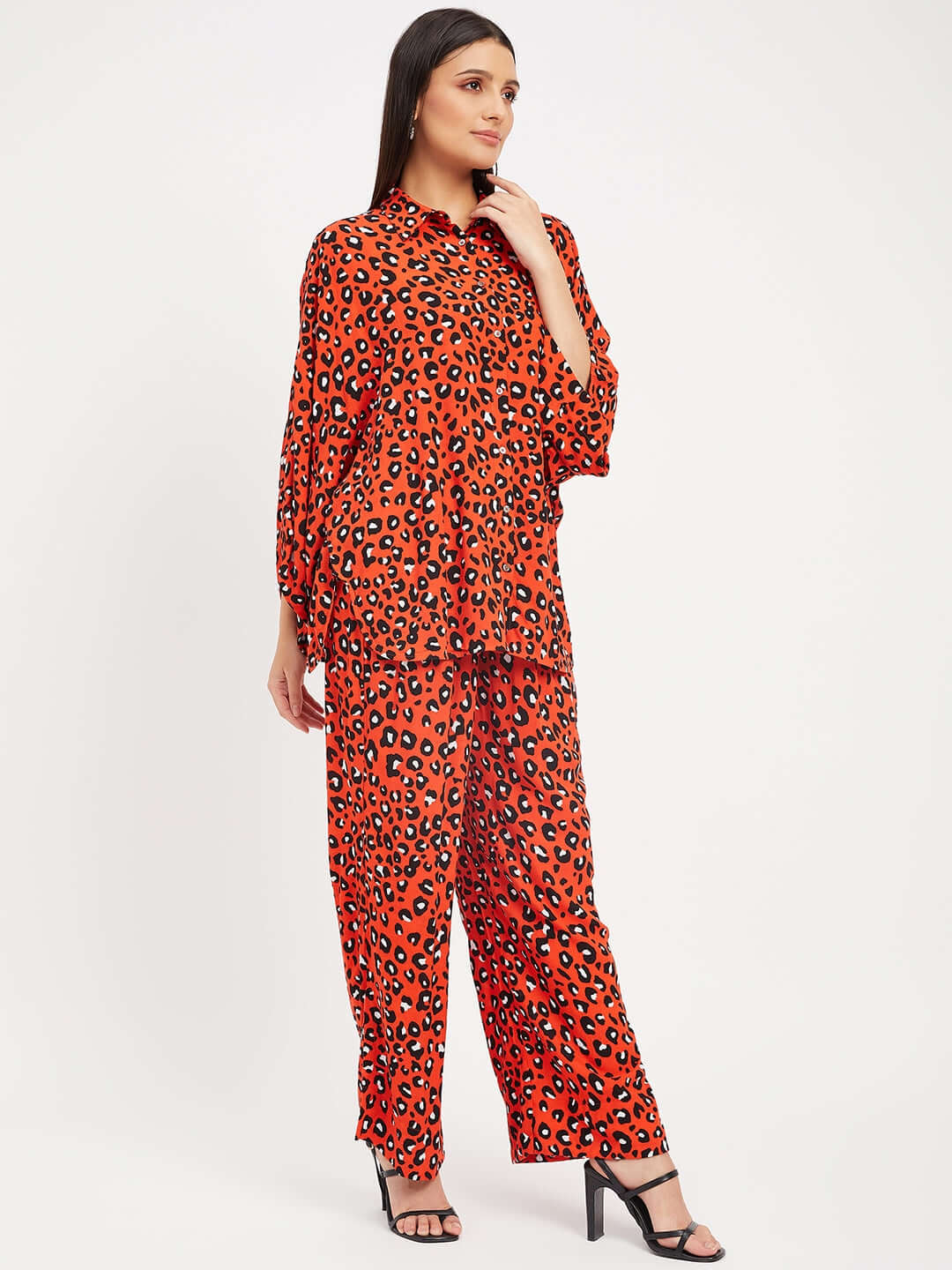 LEOPARD PRINTED CO-ORD SET