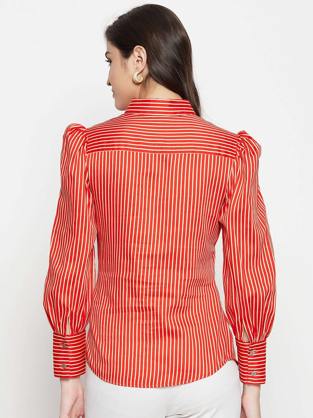 Striped Slim Fit Shirt for Women
