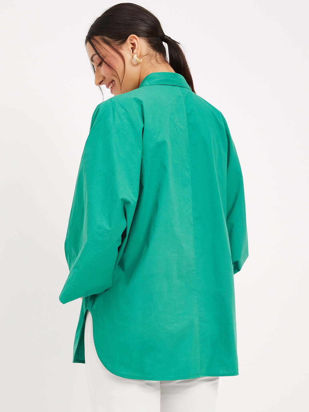 Forest Green Oversize Shirt