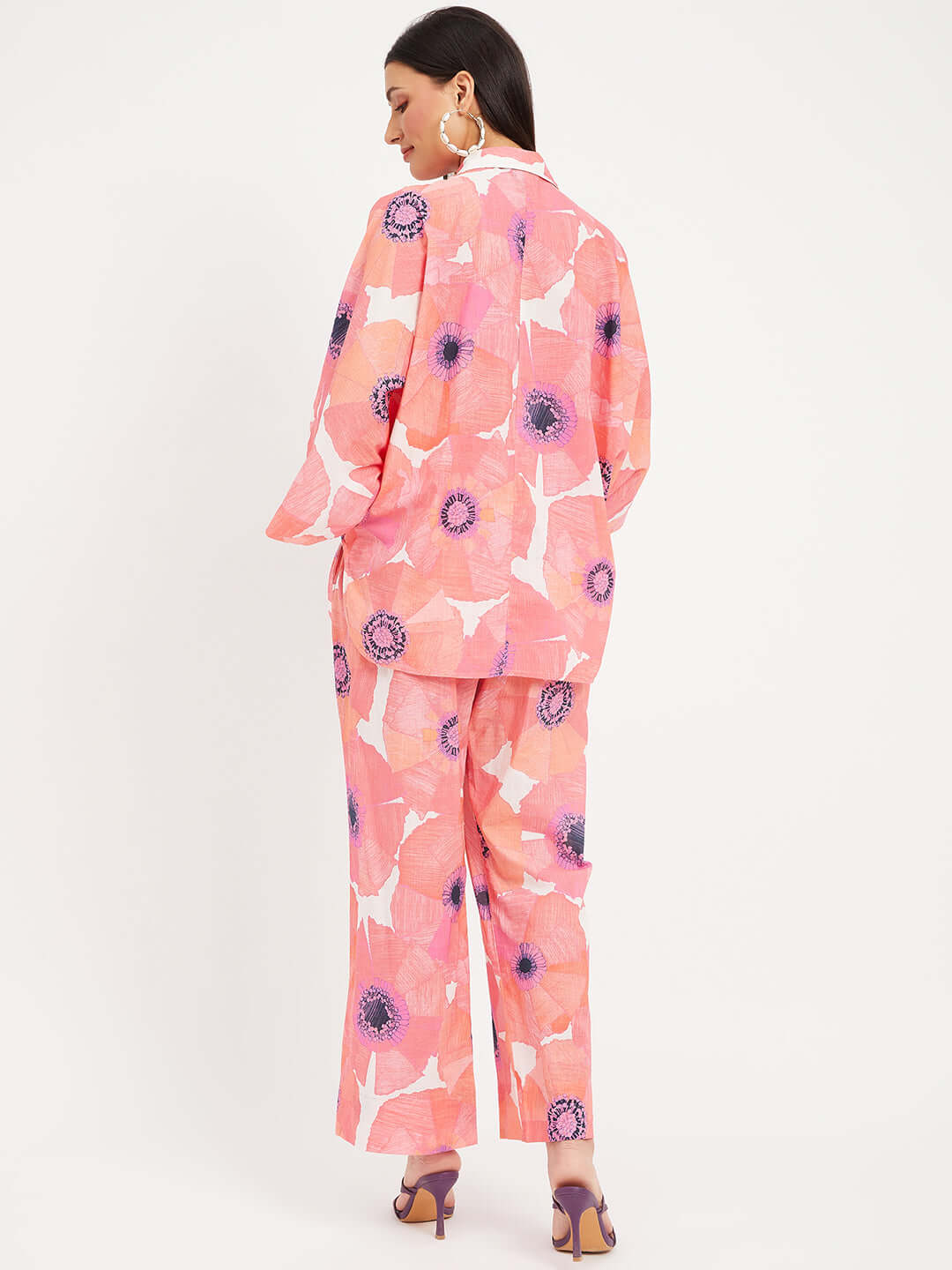 PINK FLORAL PRINTED CO-ORD