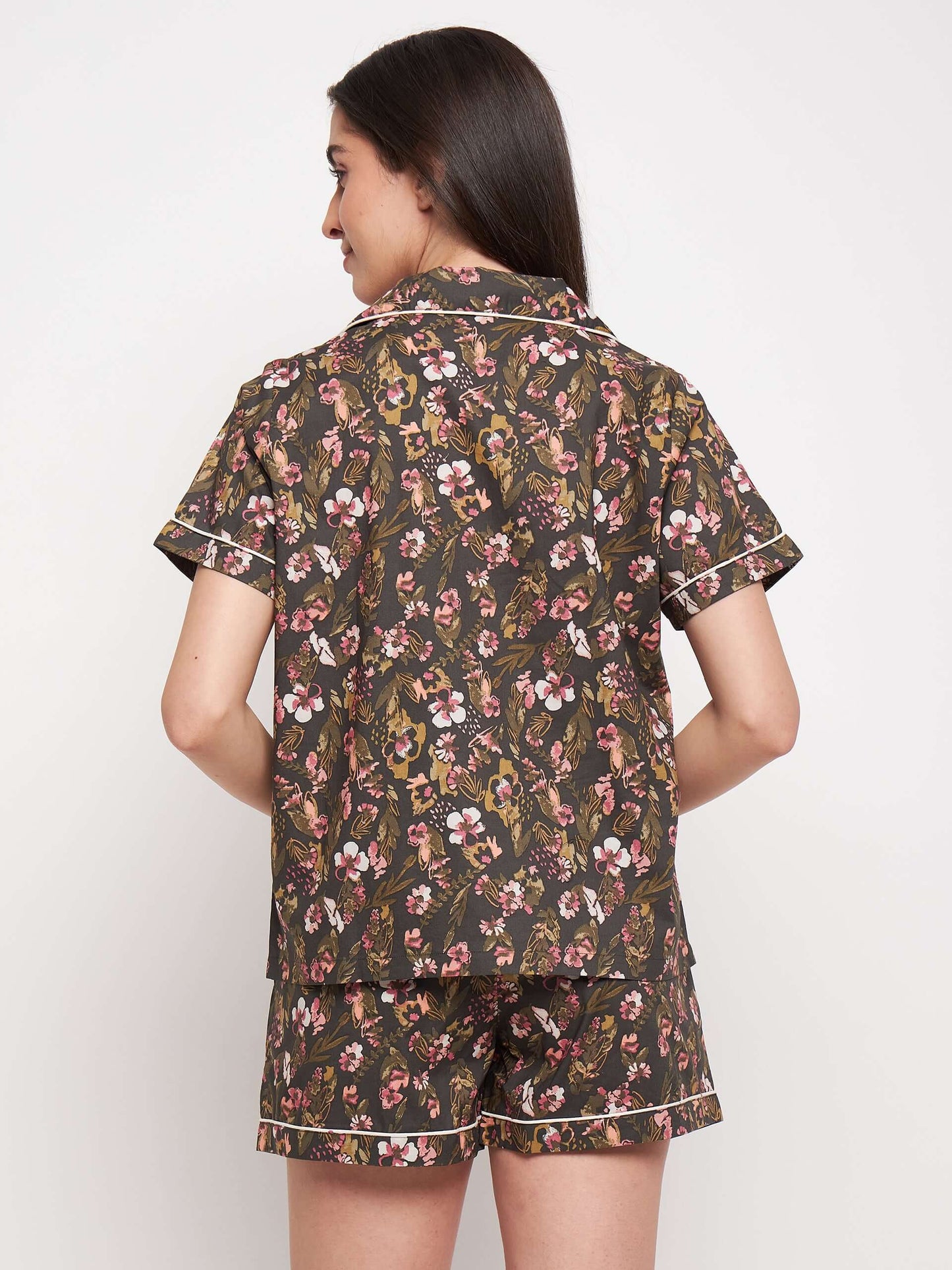 FLORAL PRINTED NIGHT SUIT - Antimony