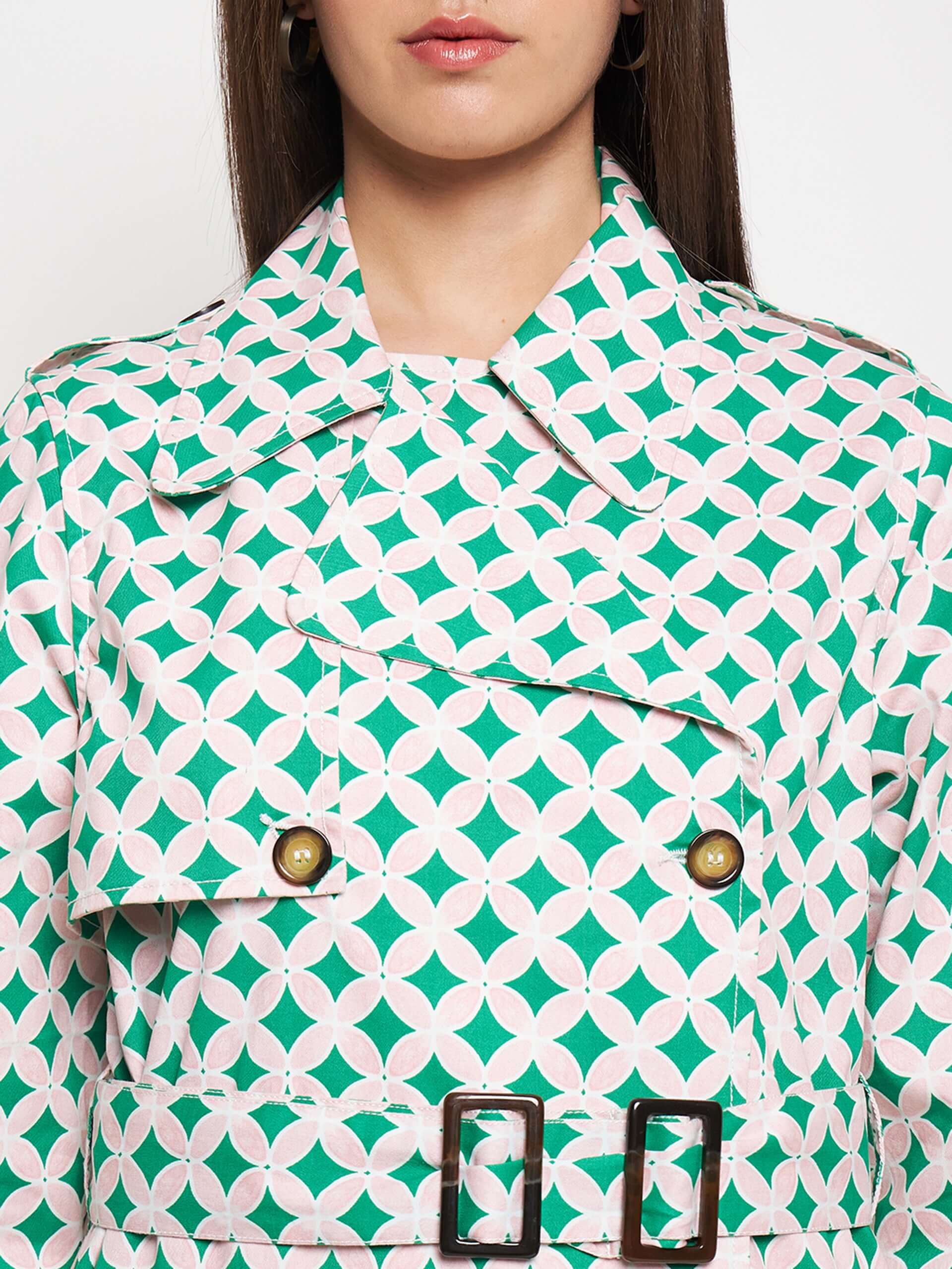 Women's cotton twill trench coat - Antimony