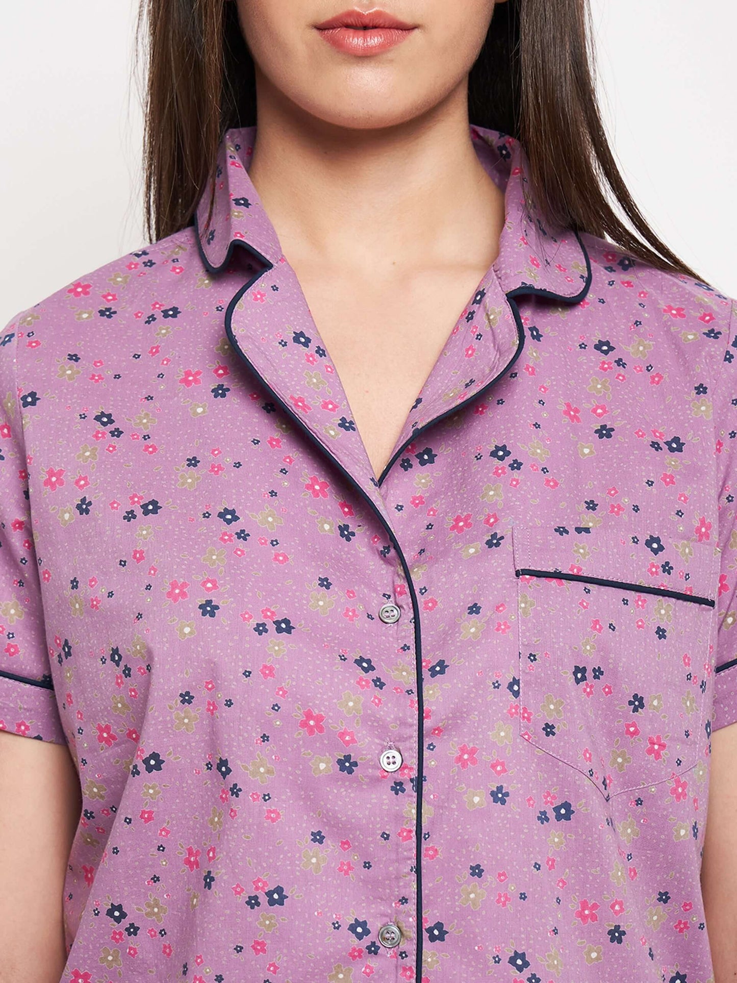 FLORAL PRINTED NIGHT SUIT - Antimony