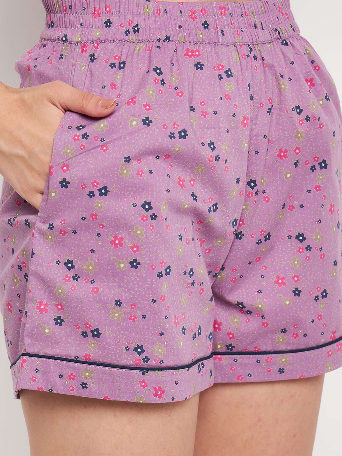 FLORAL PRINTED NIGHT SUIT - Antimony