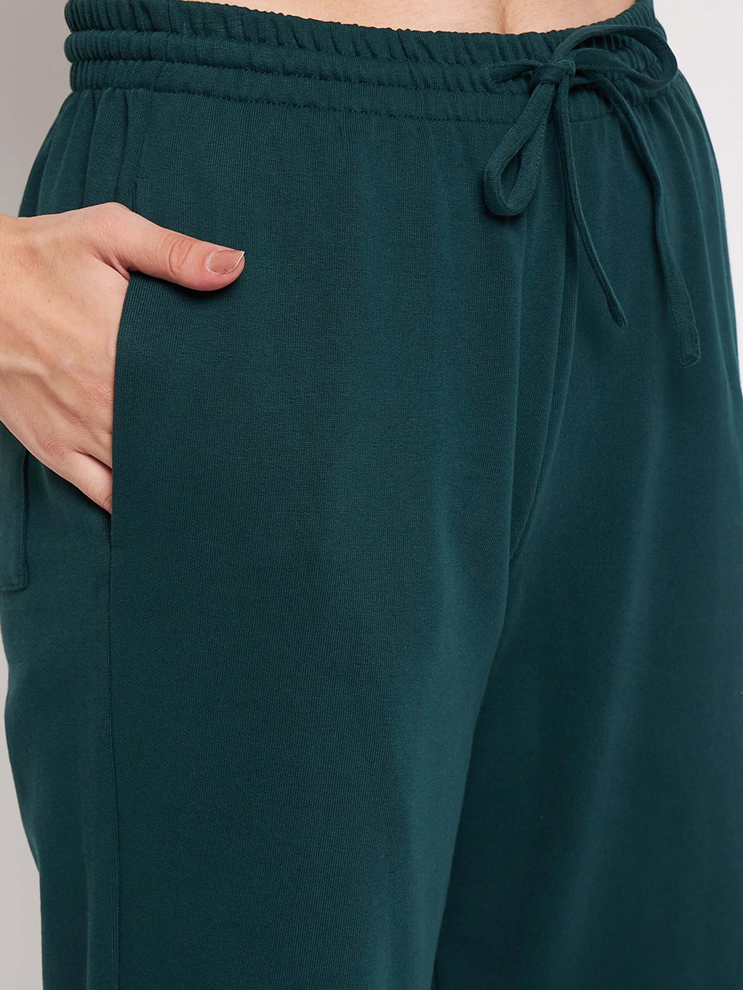 Solid Tracksuit Co-ord Set for Women - Antimony