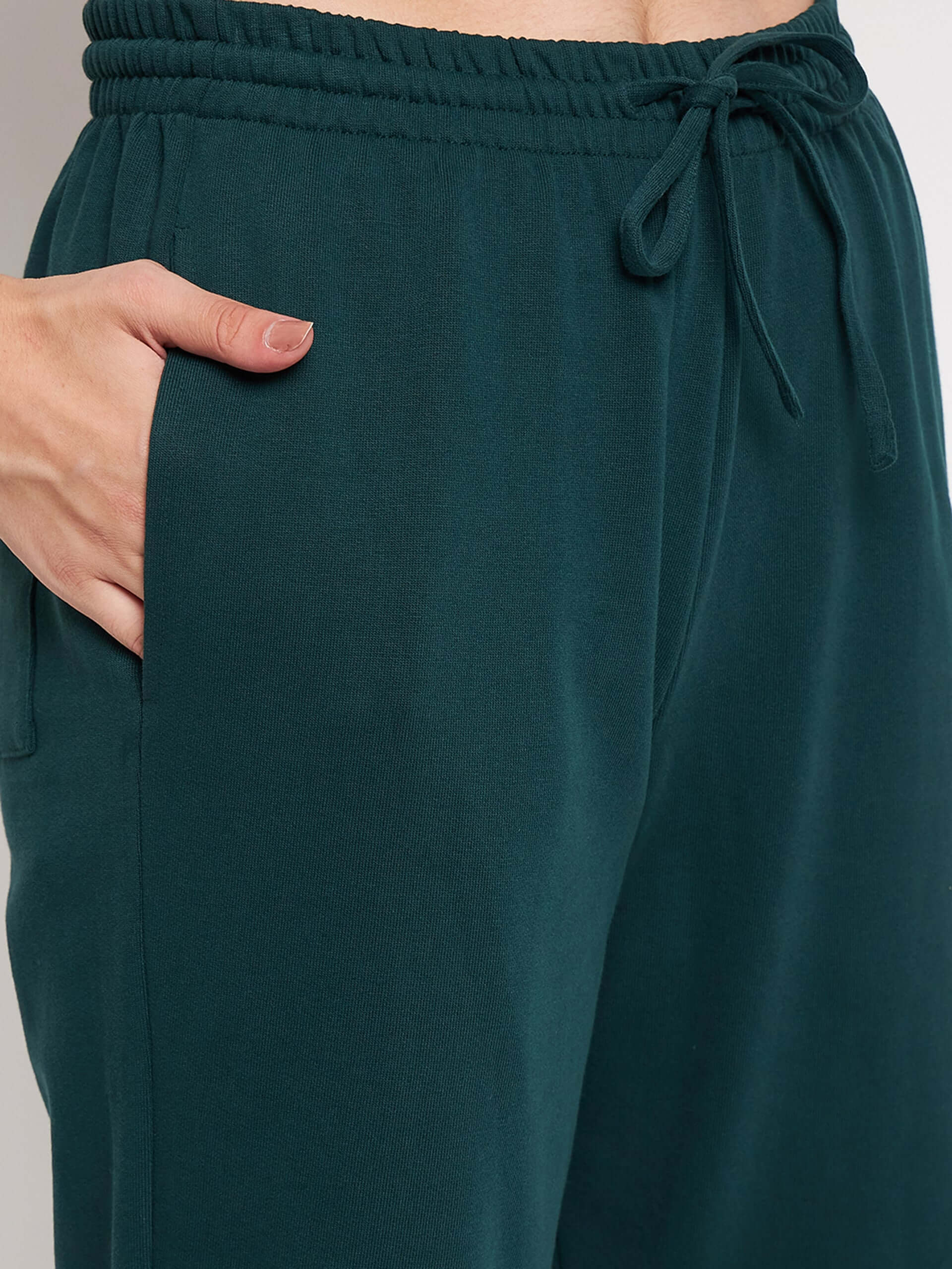 Solid Tracksuit Co-ord Set for Women - Antimony