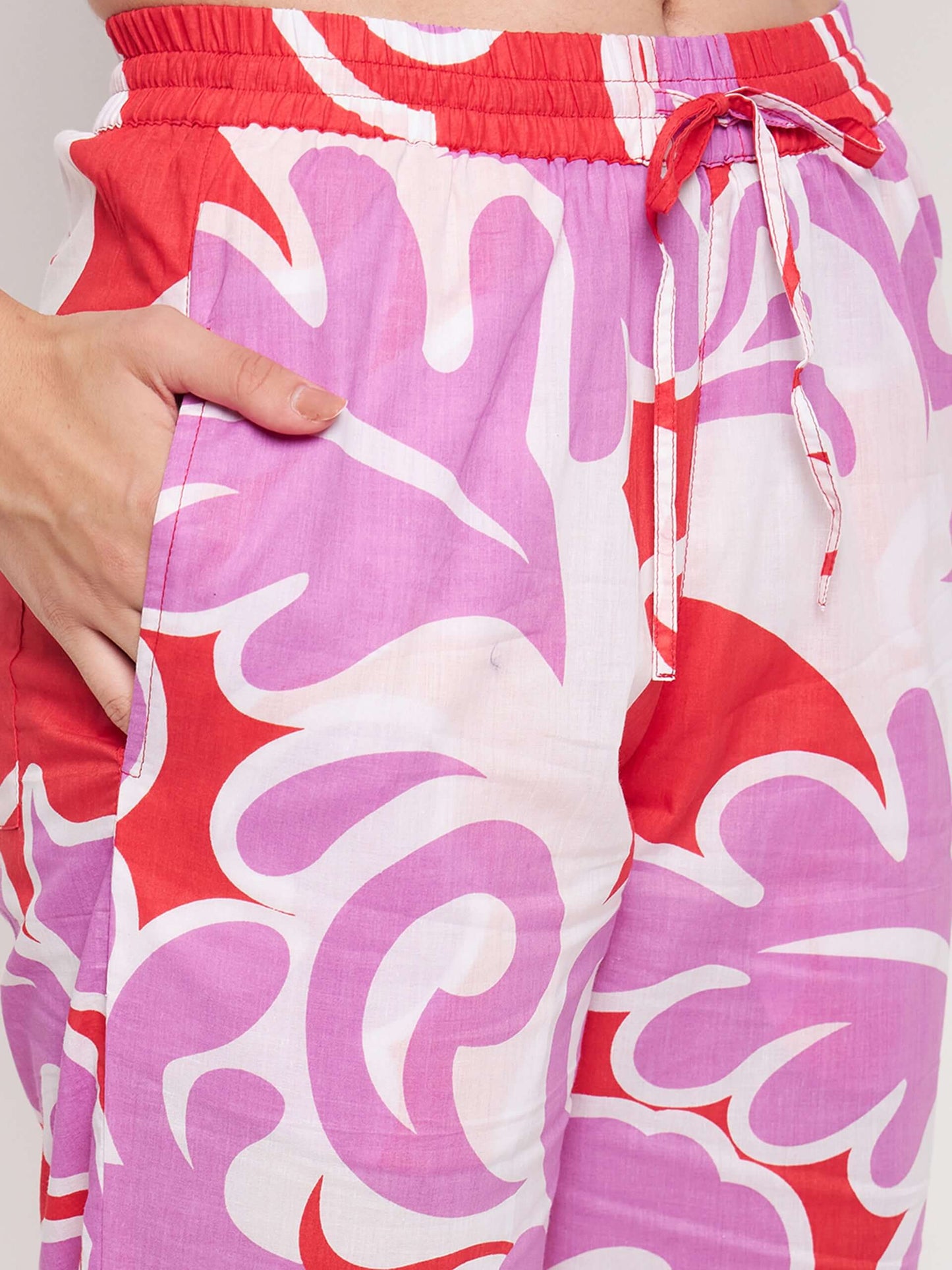 Women's Printed Cotton Co-ord set - Antimony