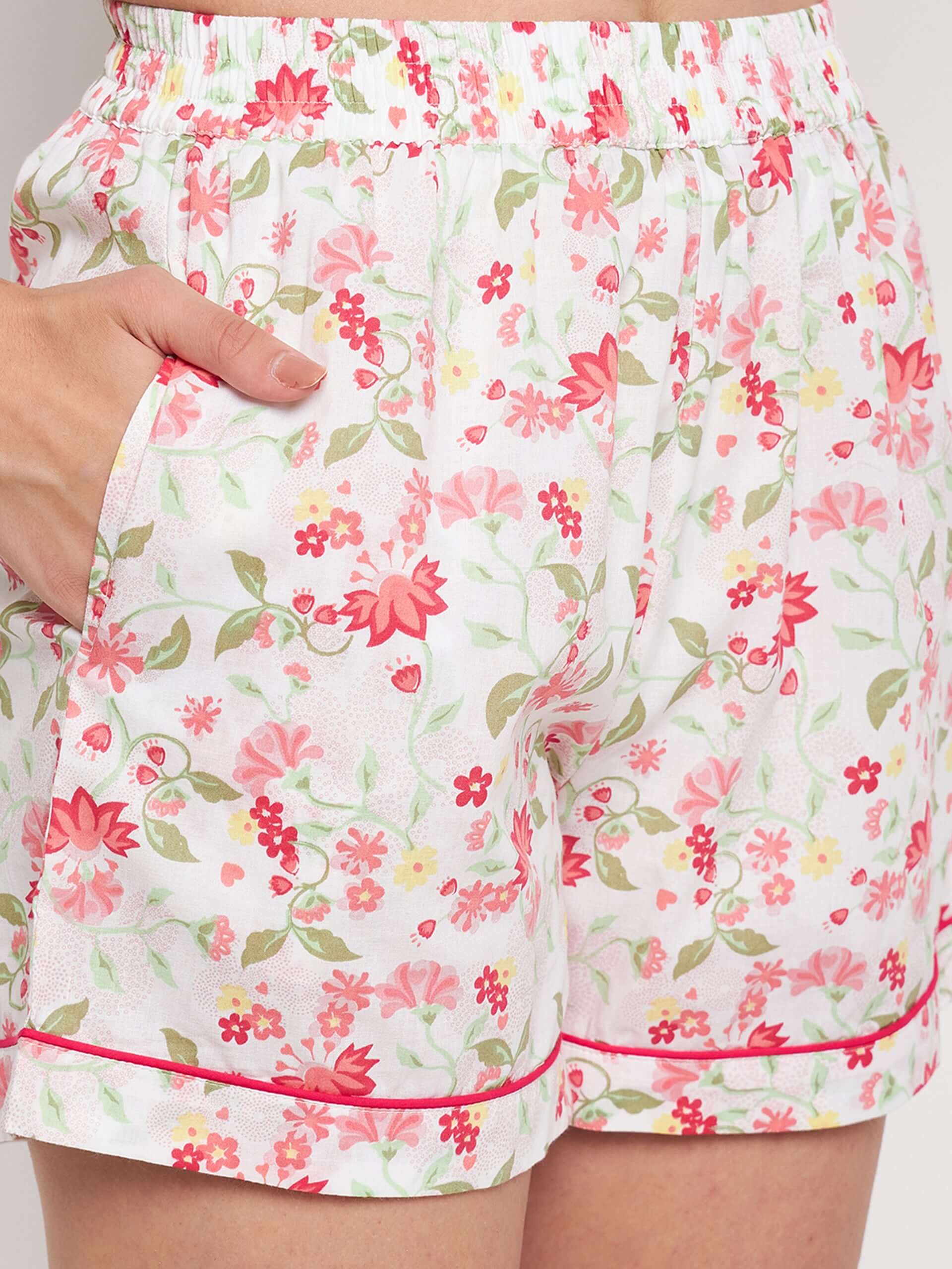 FLORAL PRINTED NIGHT SUIT - Antimony