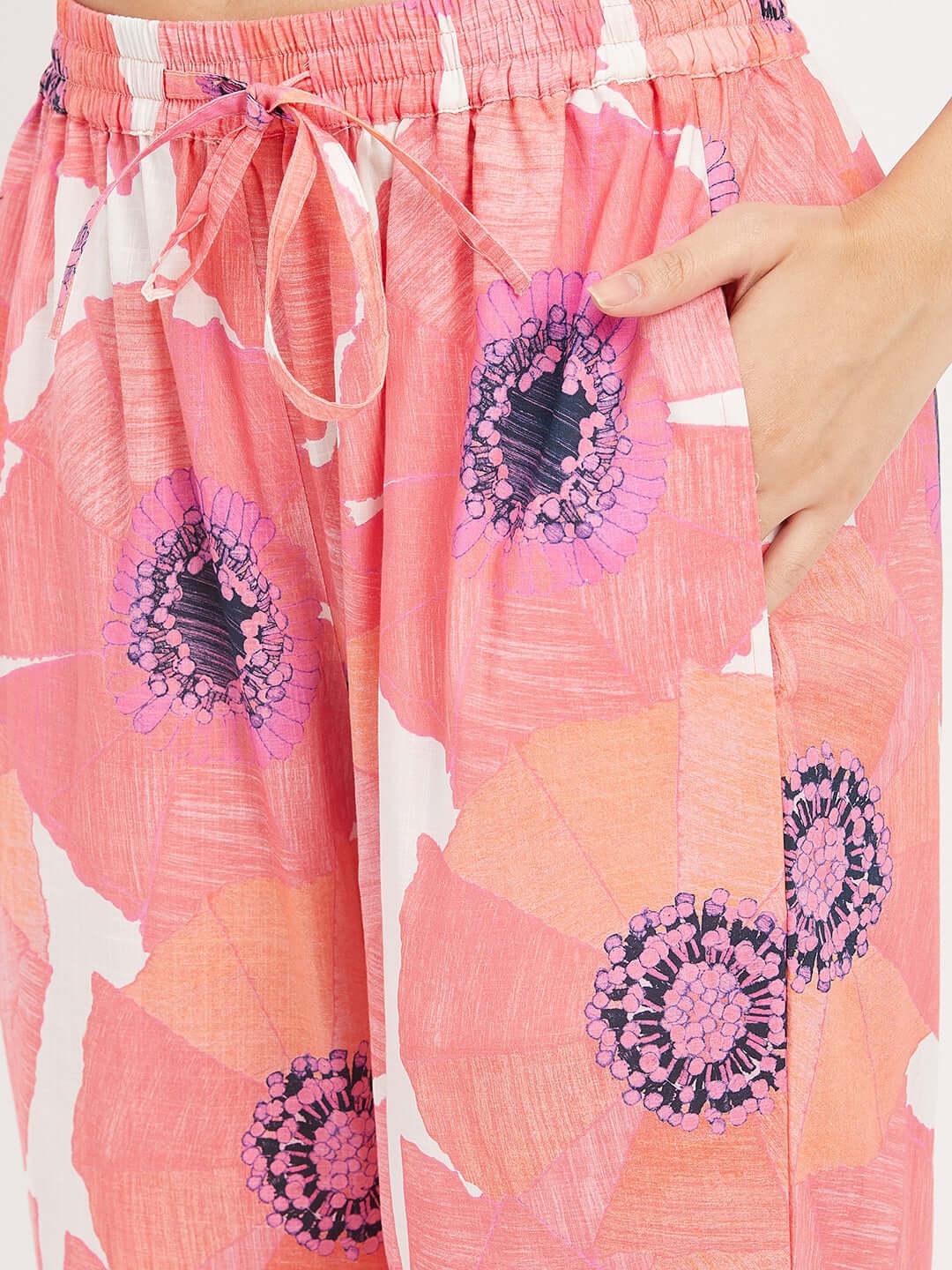 PINK FLORAL PRINTED CO-ORD