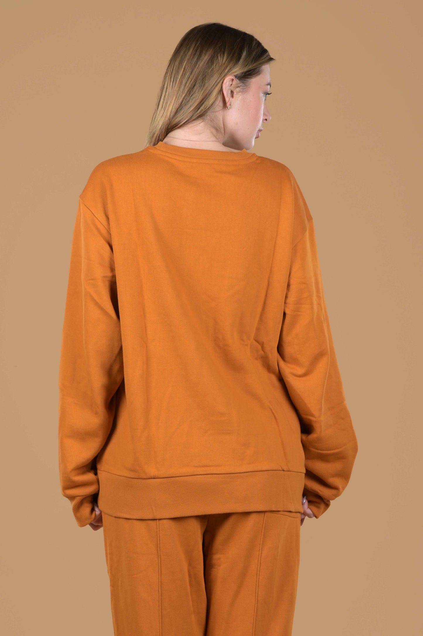 Women's Round Neck Embellished Sweatshirt