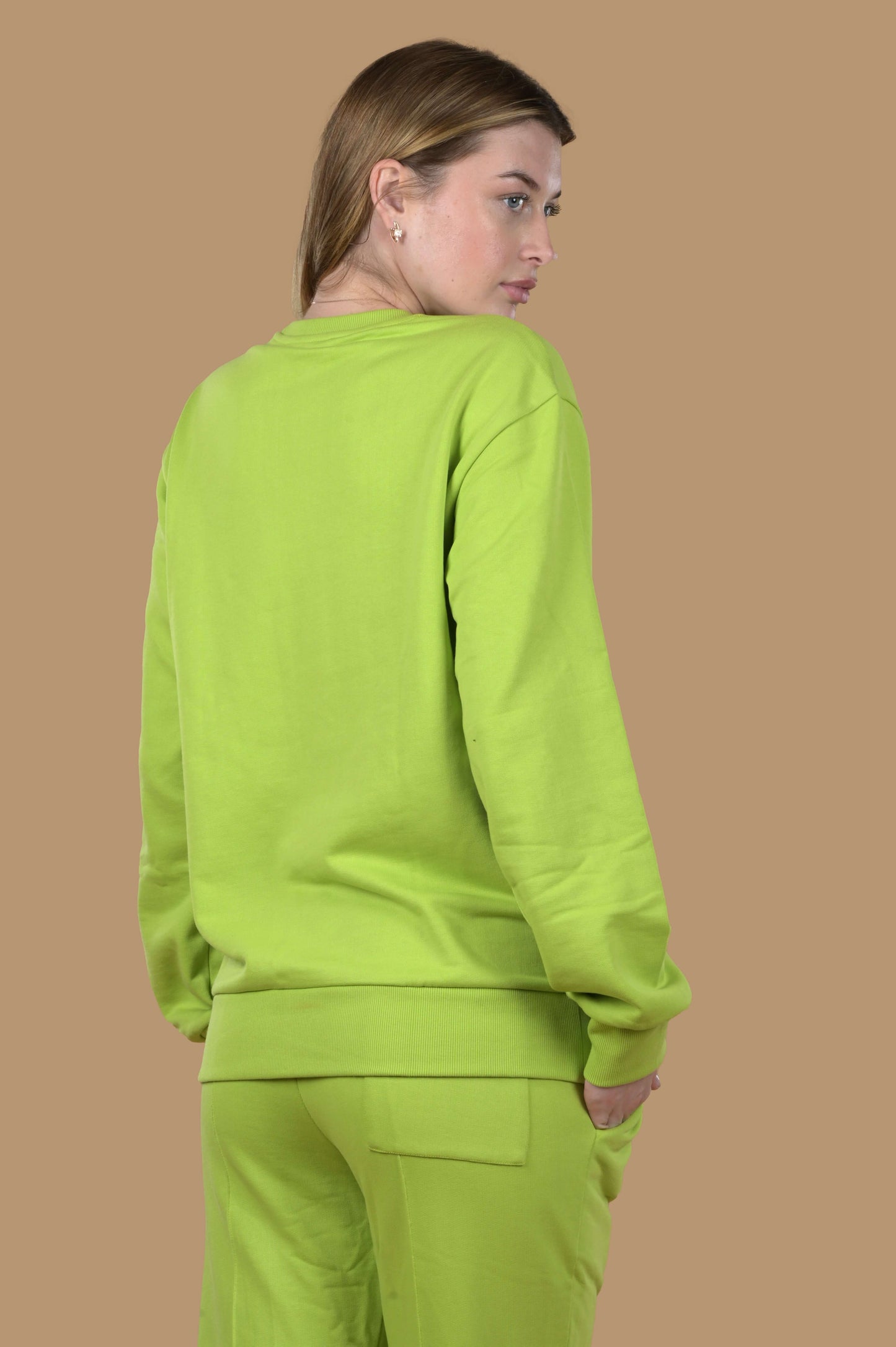 Women's Round Neck Embellished Sweatshirt