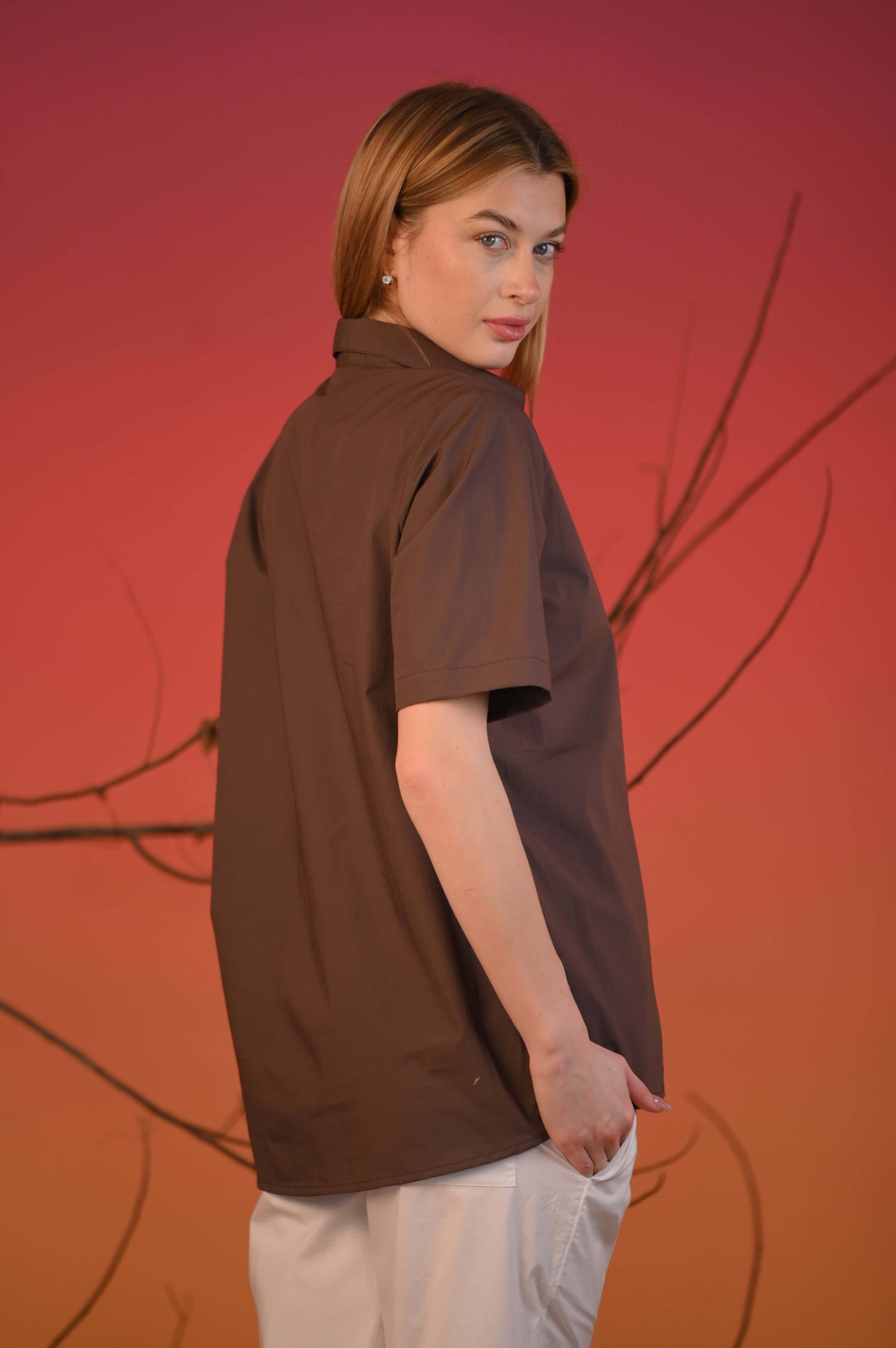 Solid Half Sleeve  Casual Shirt