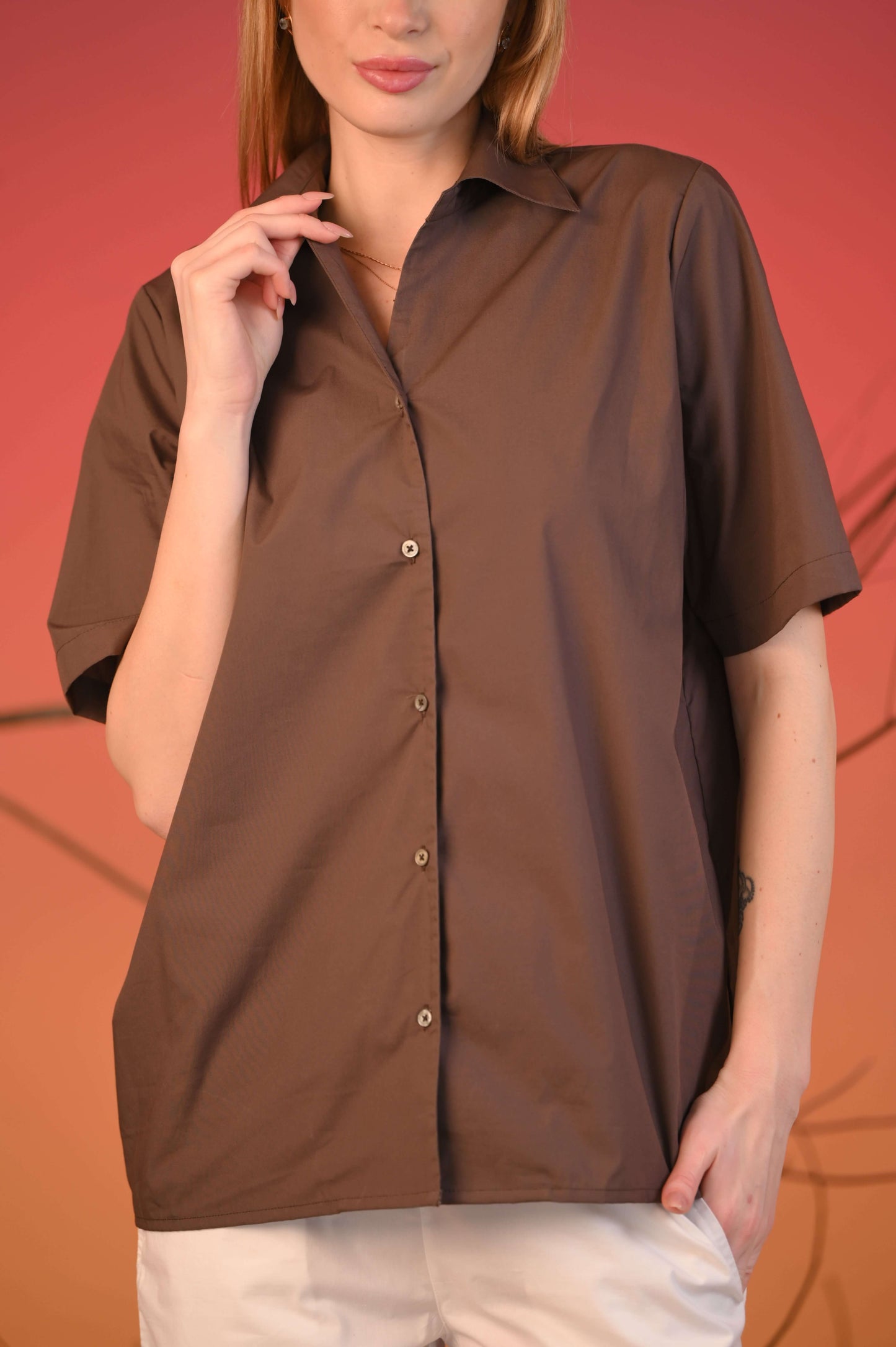 Solid Half Sleeve  Casual Shirt