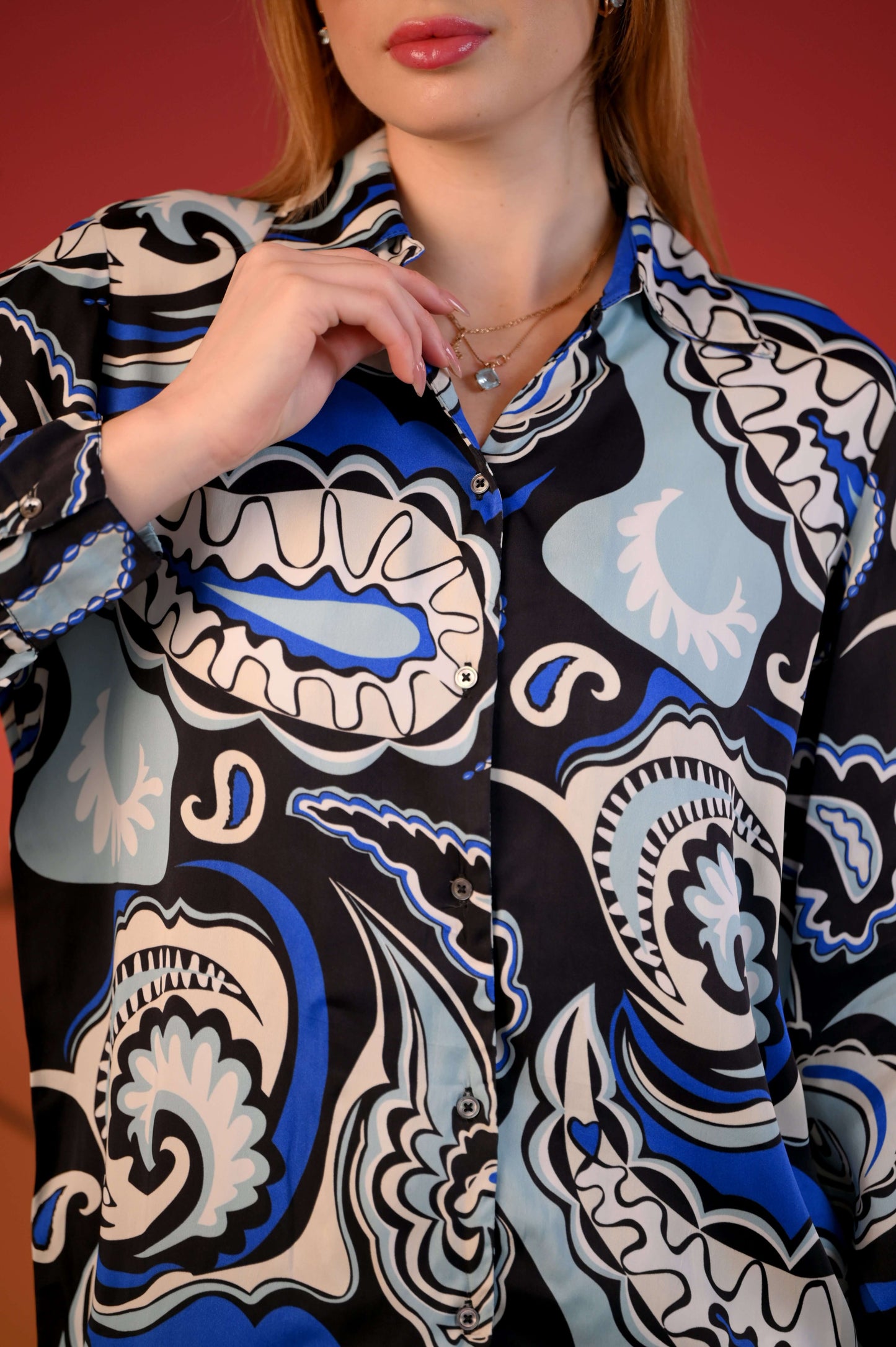 Multi-Colored Viscose Printed Co-Ord Set