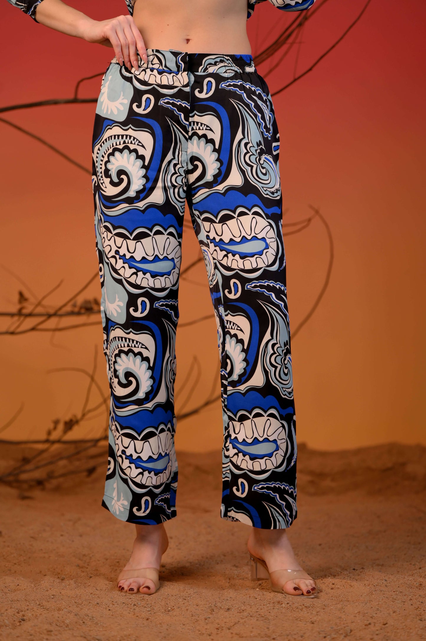 Multi-Colored Viscose Printed Co-Ord Set