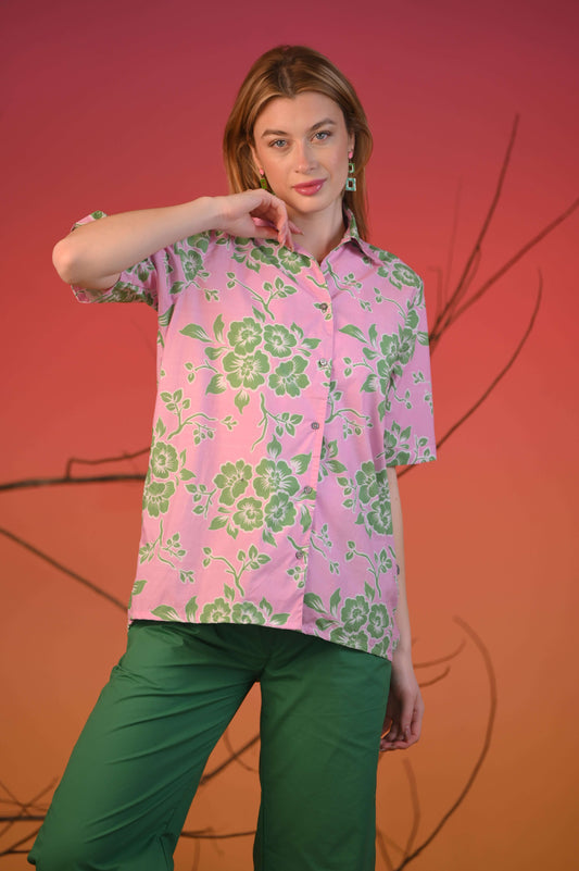 Floral Printed Casual Shirt