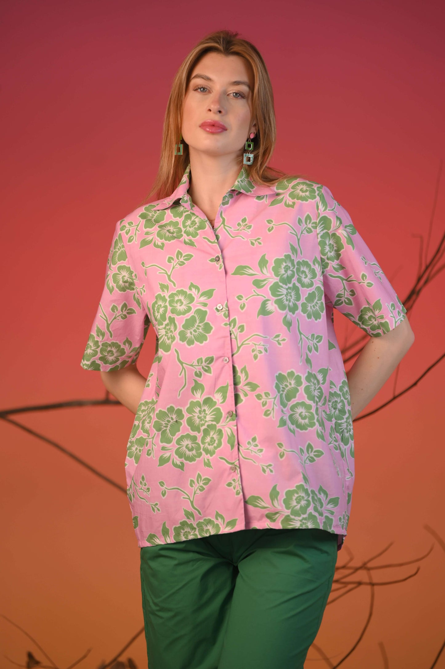 Floral Printed Casual Shirt