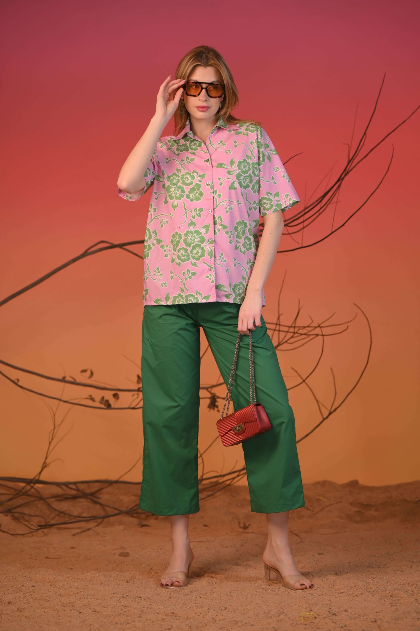 Floral Printed Casual Shirt