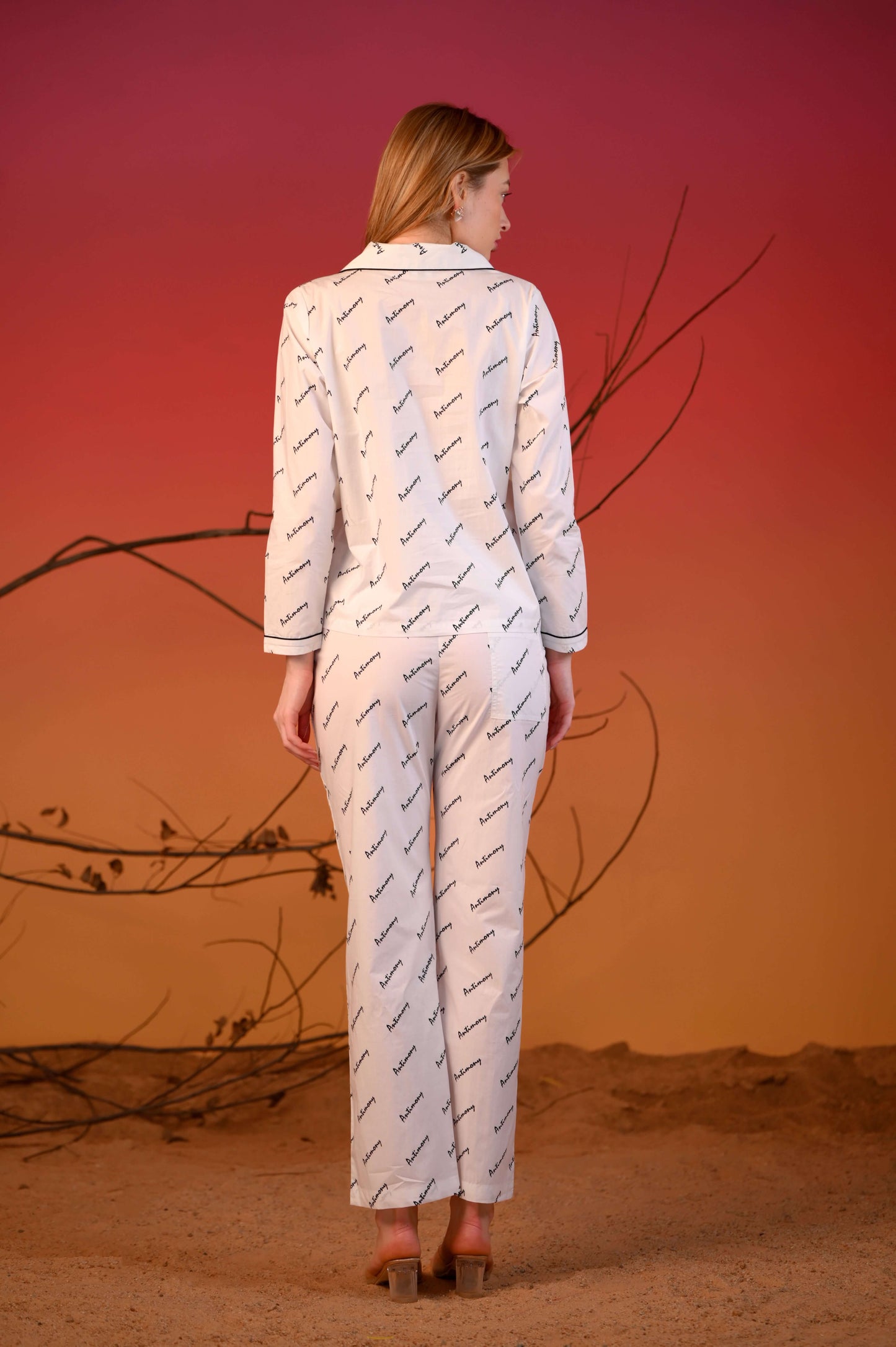 Luxe Monogram Night Suit