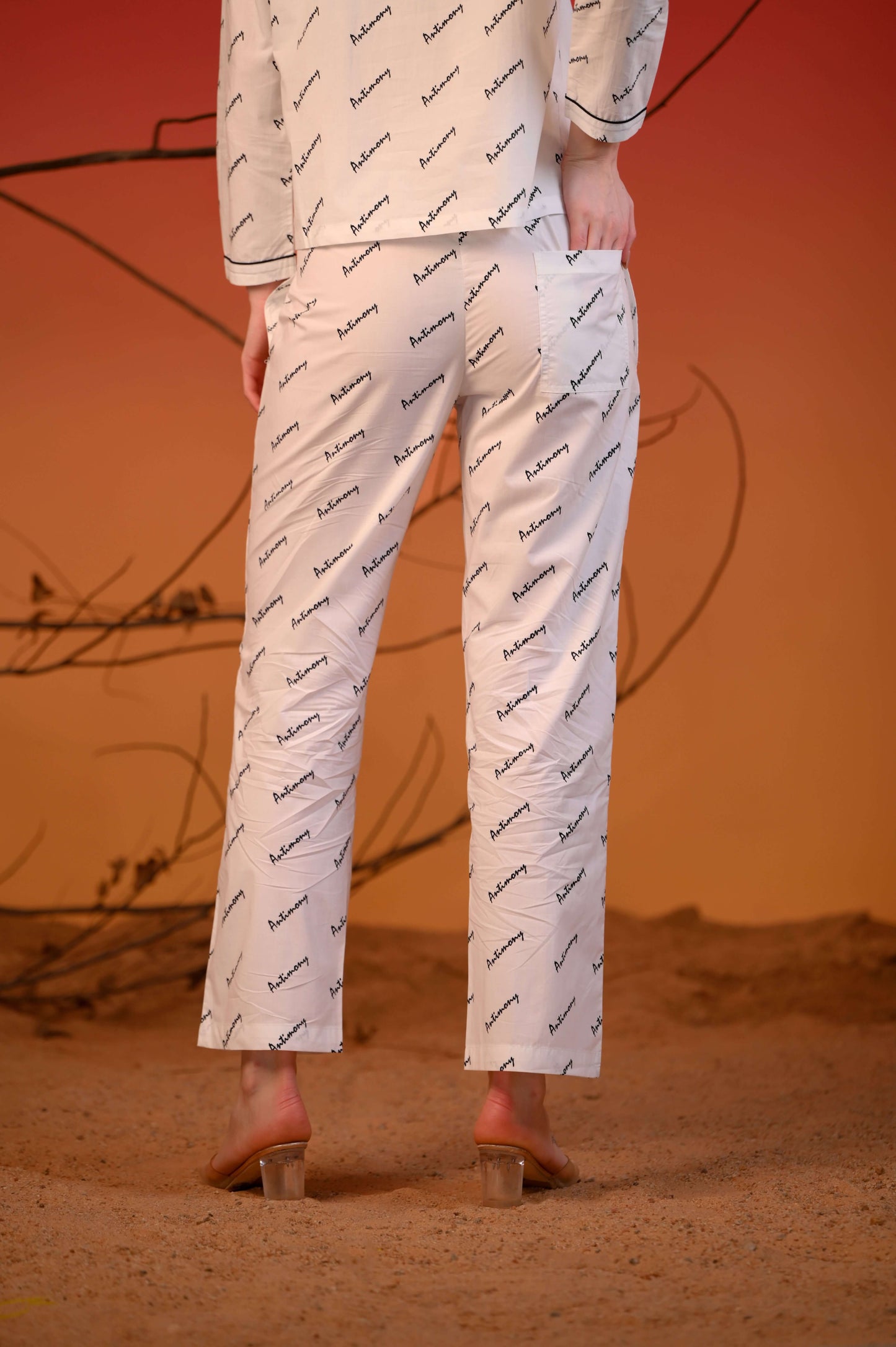 Luxe Monogram Night Suit