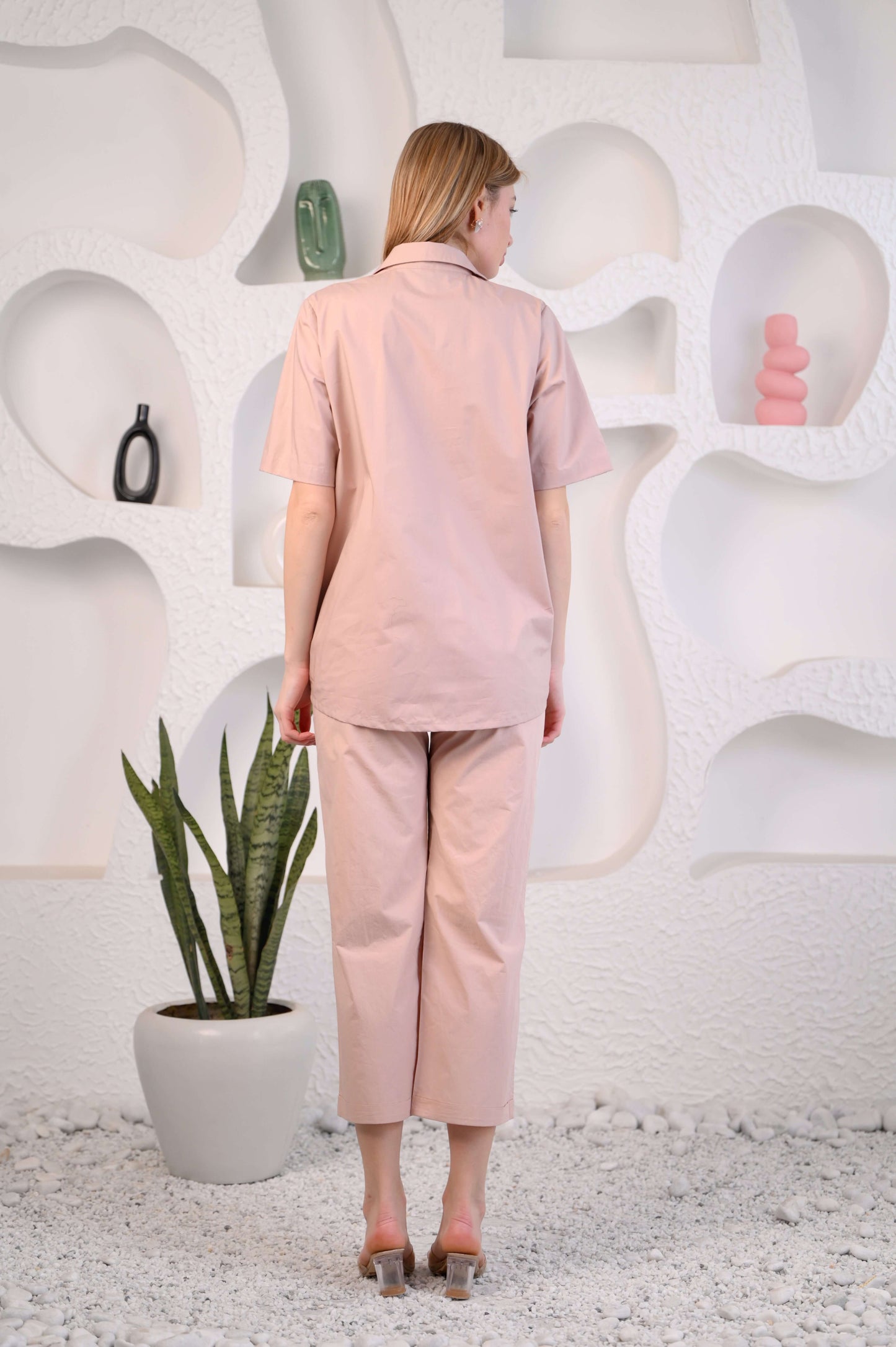 Solid Pink Color Co-ord set