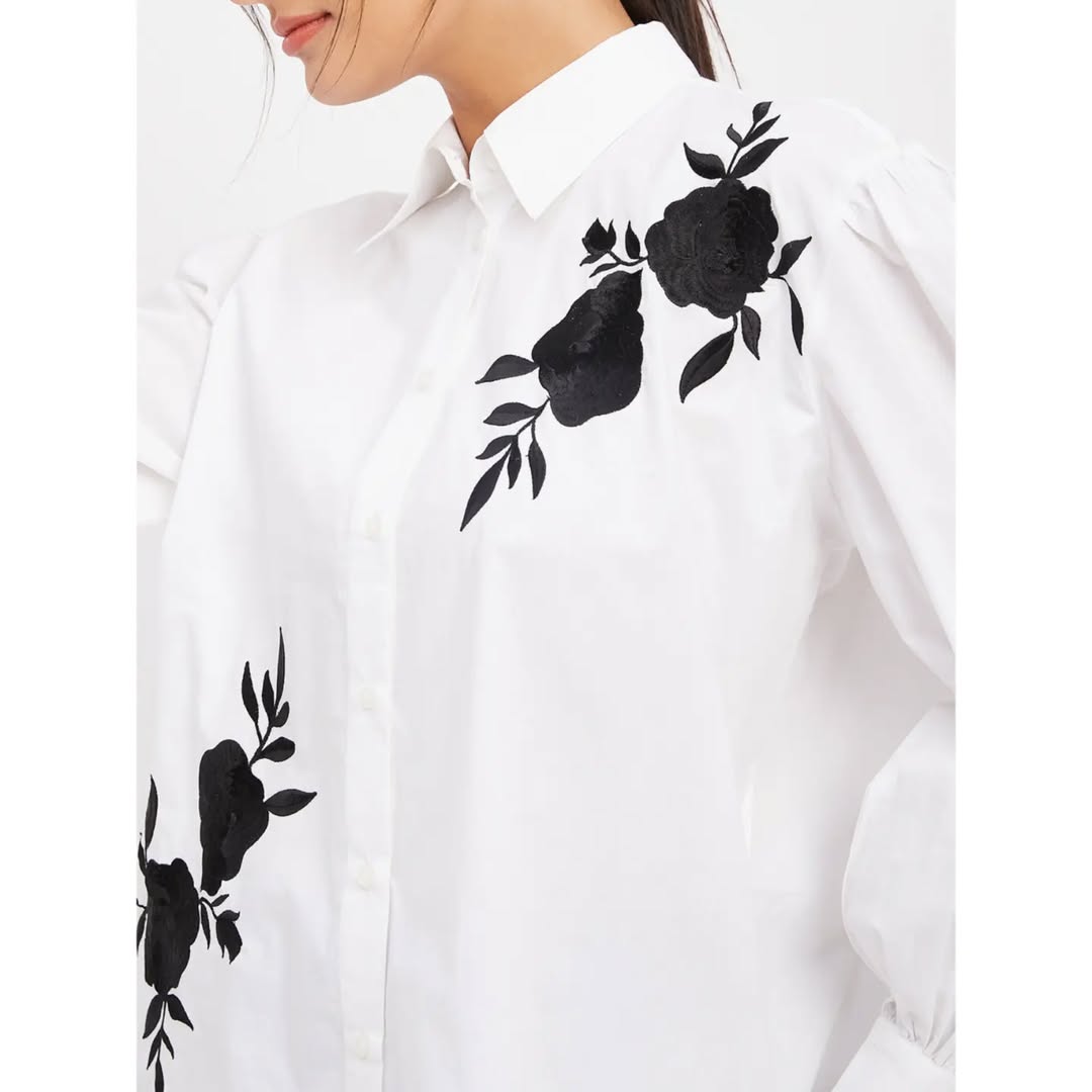 Floral Embroidery Co-ord Set