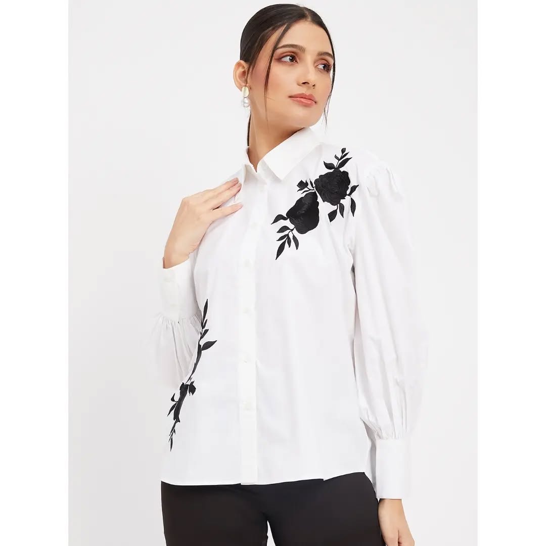 Floral Embroidery Co-ord Set