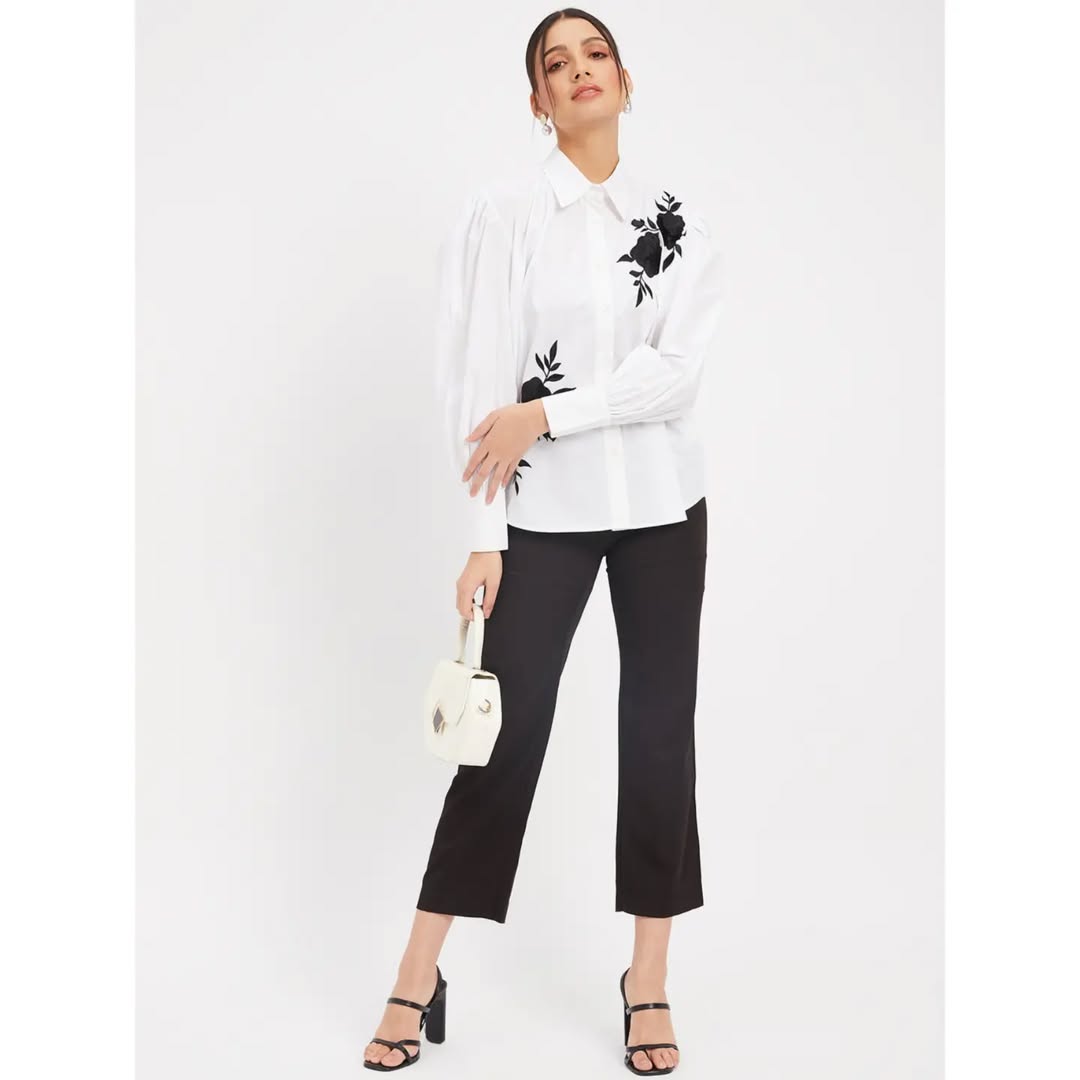 Floral Embroidery Co-ord Set