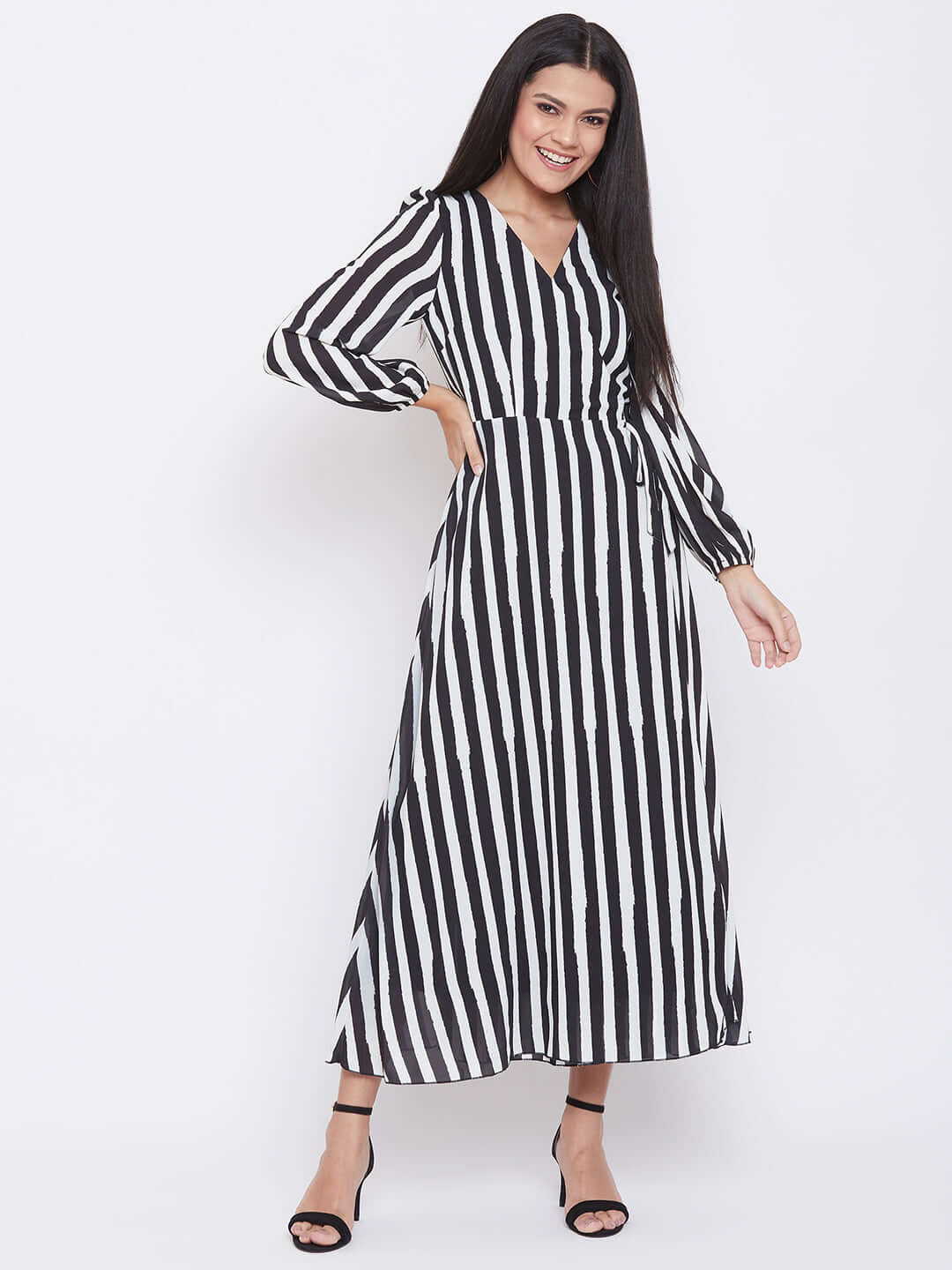 Printed Long Dress- Antimony