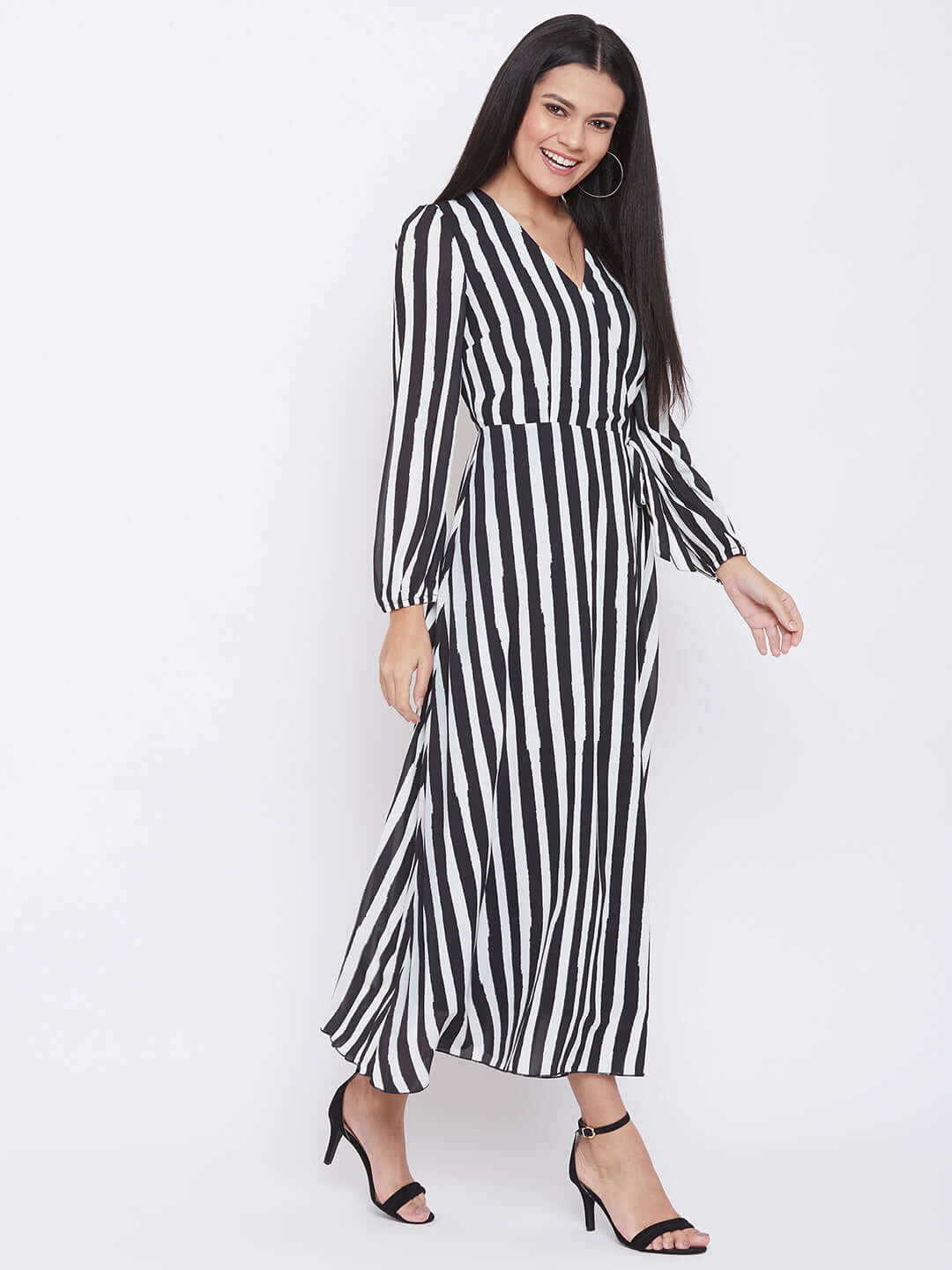 Printed Long Dress- Antimony
