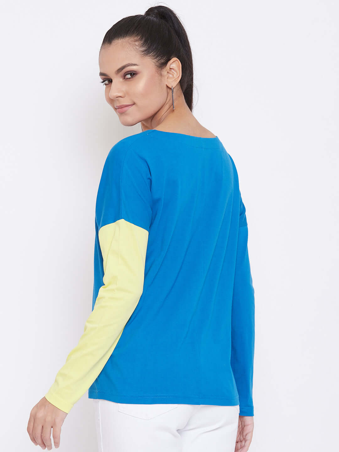 Women Color Blocked Multi-Color Top