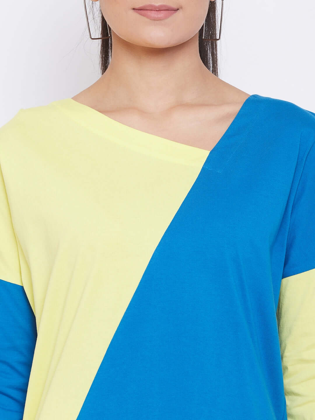Women Color Blocked Multi-Color Top