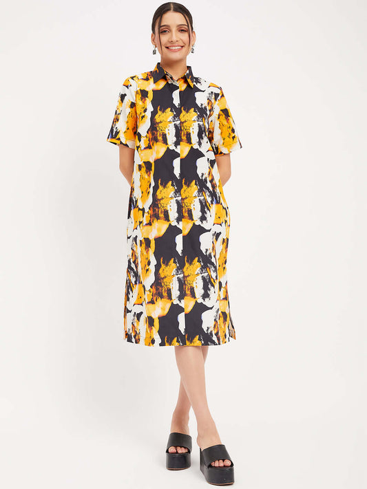 Women A-LINE Cotton Dress