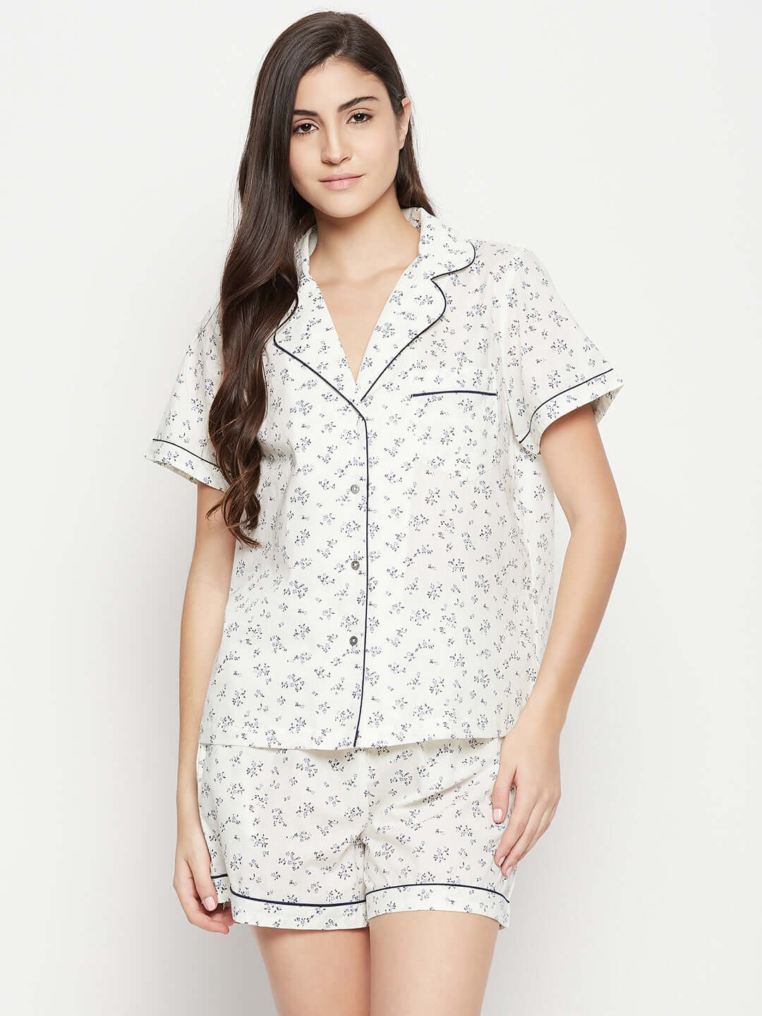 FLORAL PRINTED NIGHT SUIT - Antimony