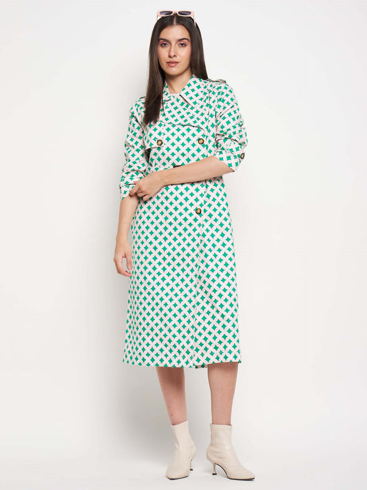 Women's cotton twill trench coat - Antimony