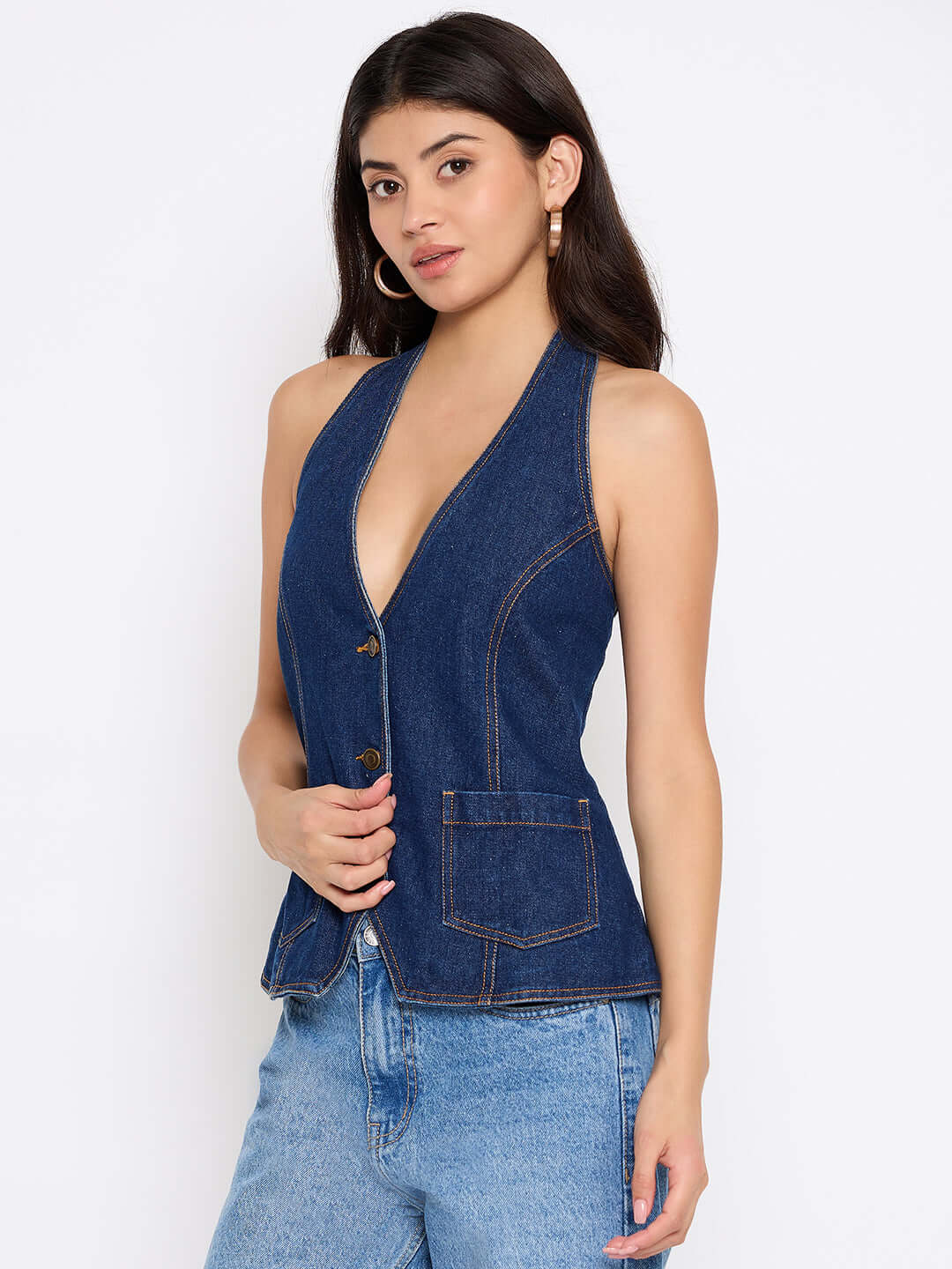 Denim Waistcoat