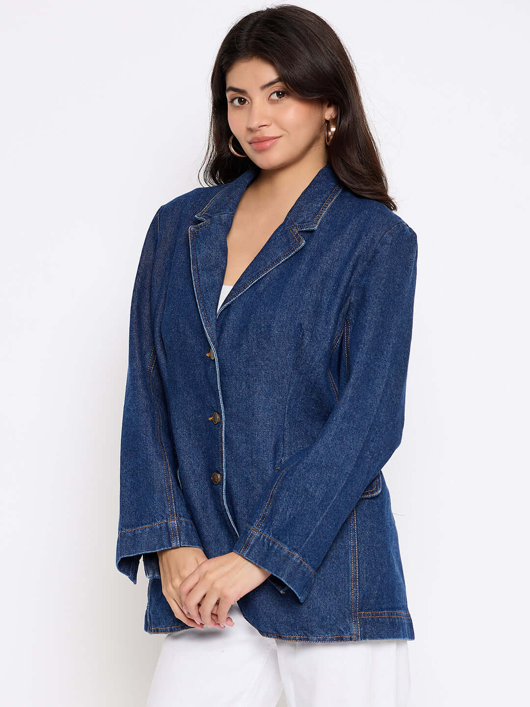 Stitch Denim Blazer