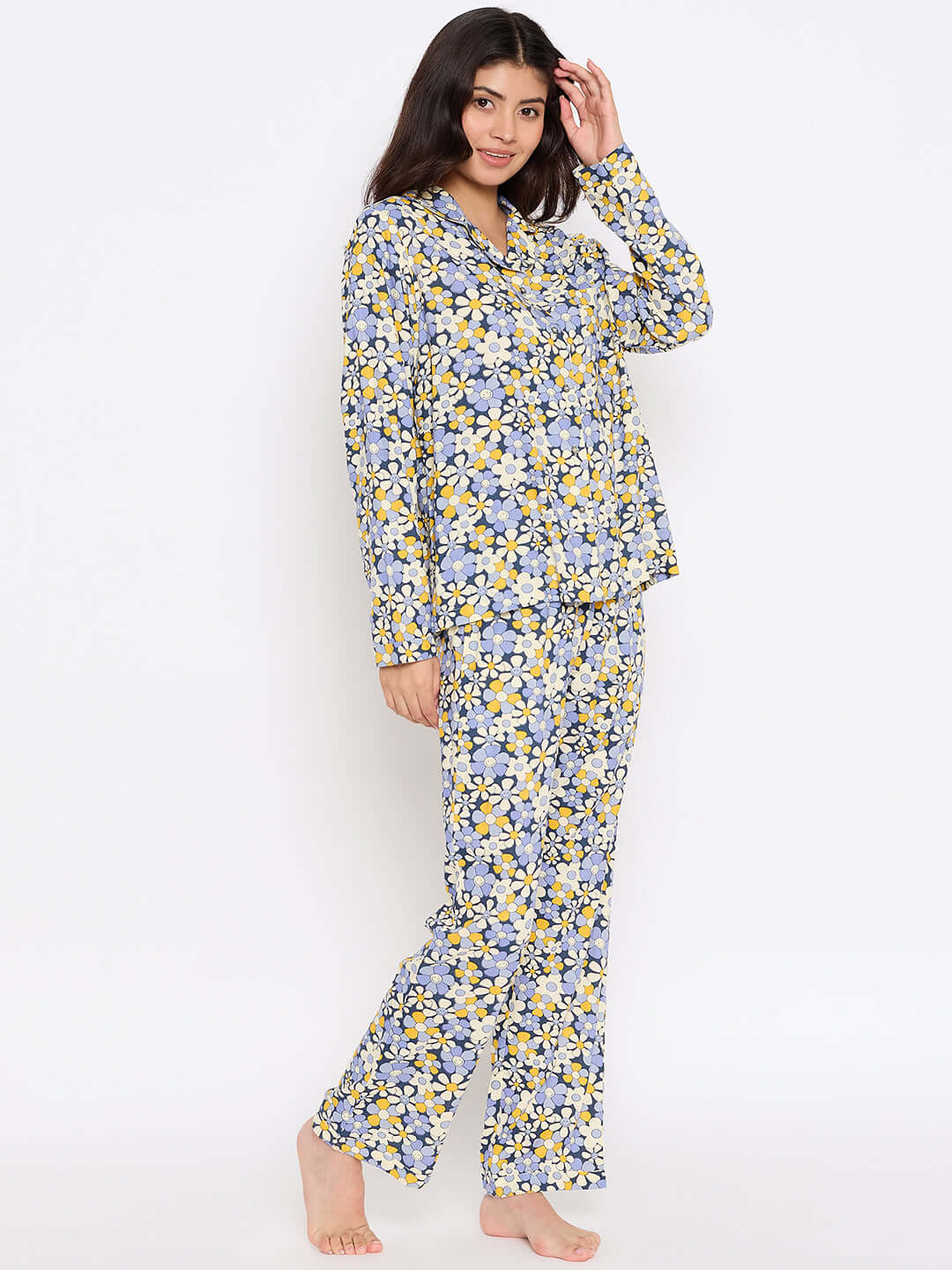 Floral Printed Night Suit