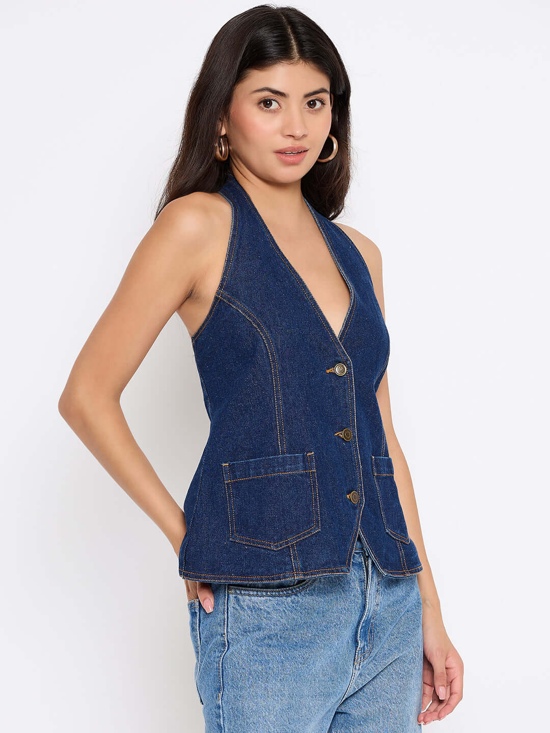 Denim Waistcoat