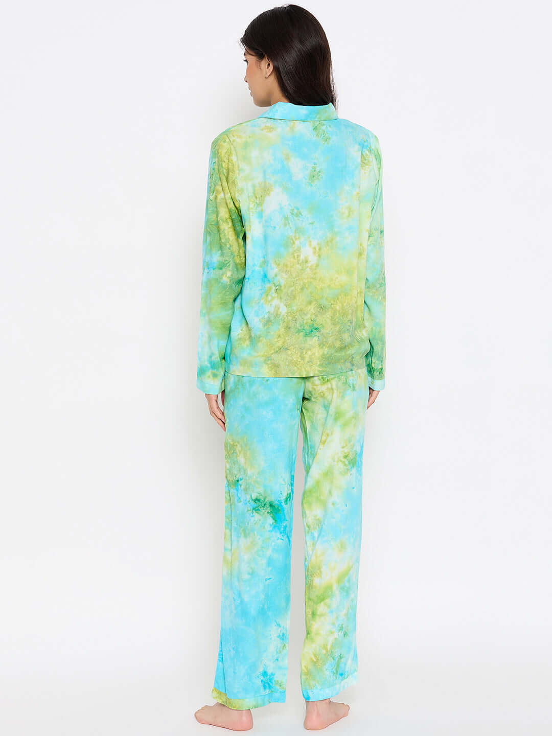 Tie Dye Printed Night suit Set for Women