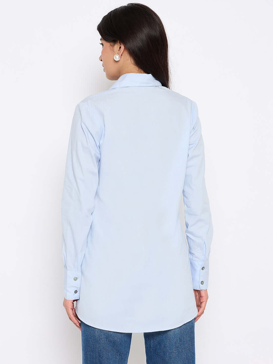 Long Sleeve Shirt with Handmade Embroidery