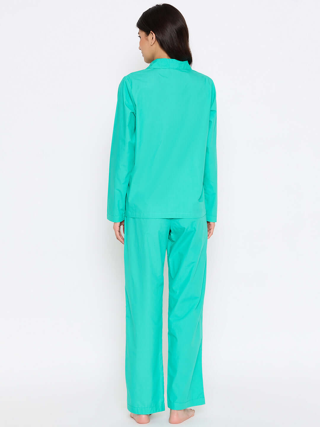 Blue Shirt Pant Night Suit