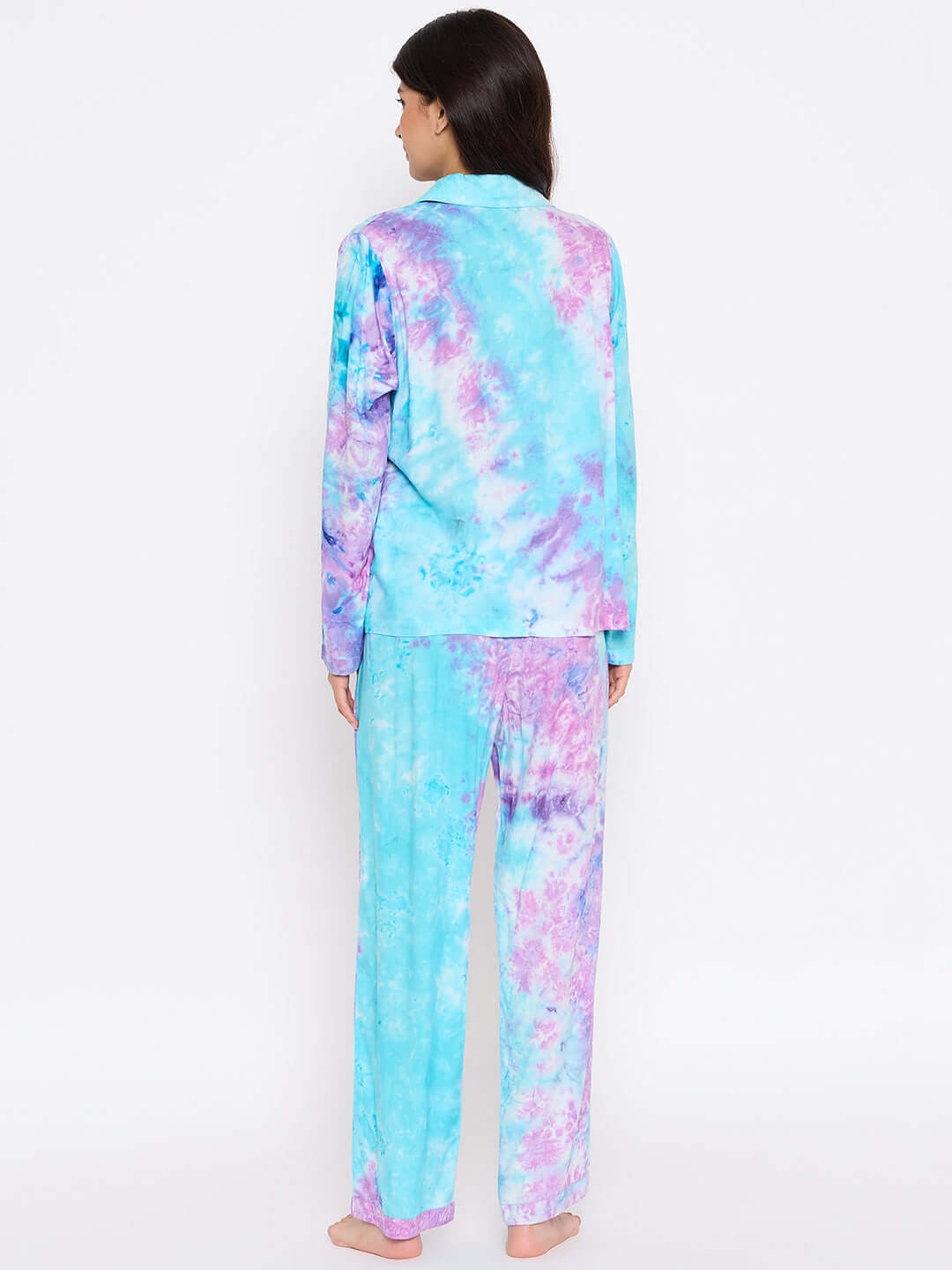 Tie Dye Printed Night suit Set for Women