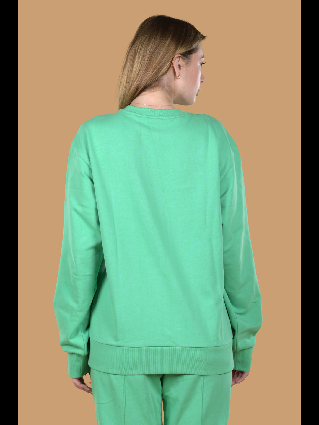 Women's Round Neck Embellished Sweatshirt