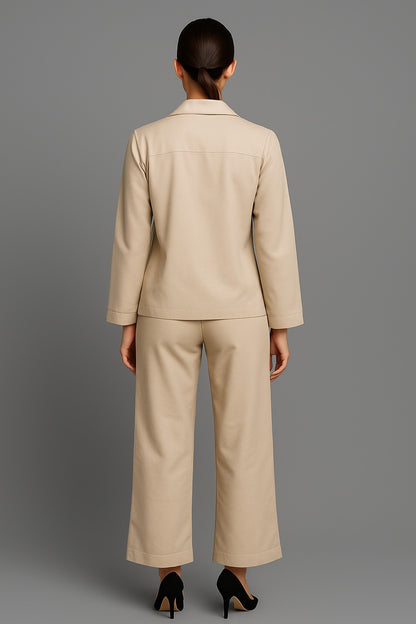 Beige Color Night Suit
